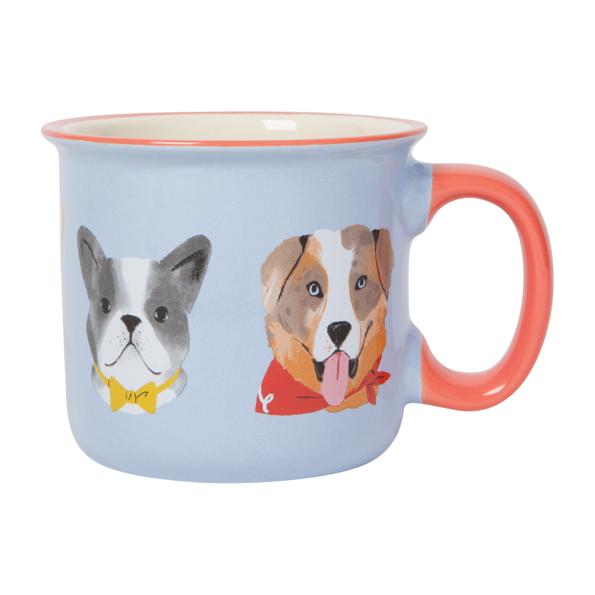 Tasse Bleu pâle avec motif de chiens 20 oz - Danica