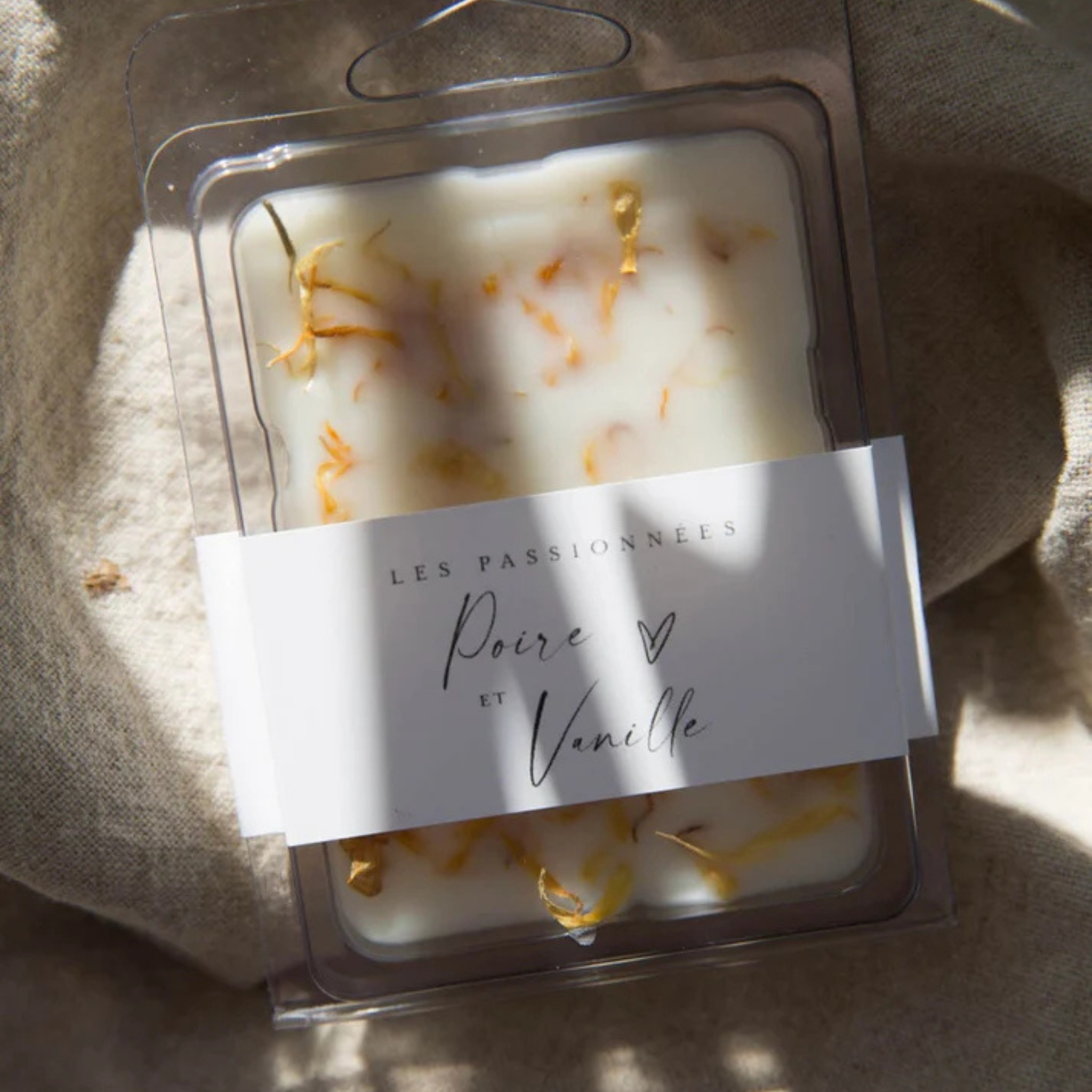 Cubes de cire parfum Poire & Vanille - Les Passionnées