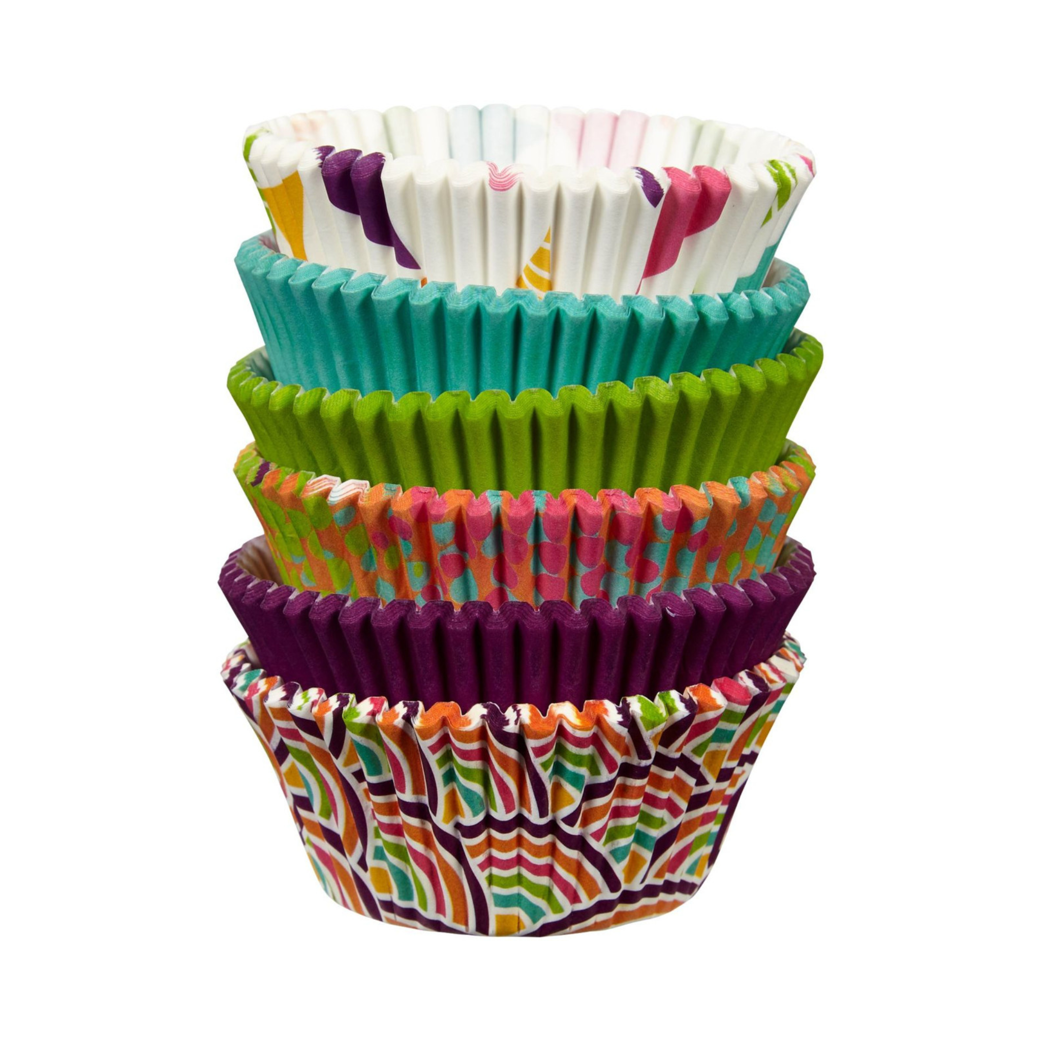Ensemble de 150 caissettes à cupcake couleurs et motifs assortis – Wilton