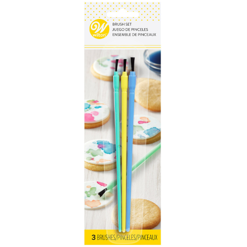 Ensemble de 3 pinceaux décorateurs - Wilton
