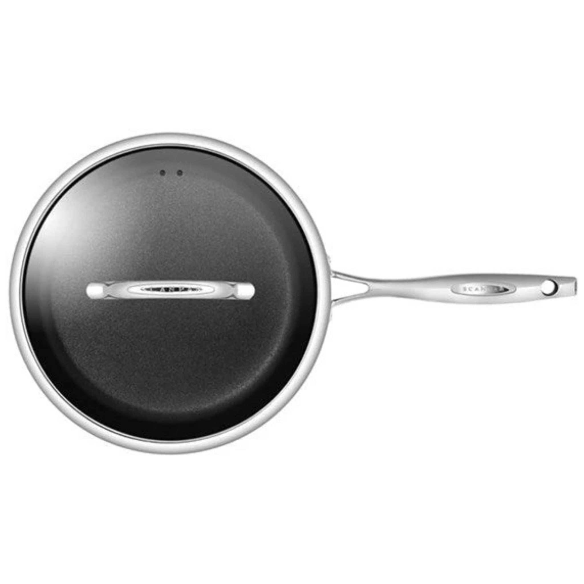 sauteuse inox Scanpan HaptIQ 28 cm vue de dessus
