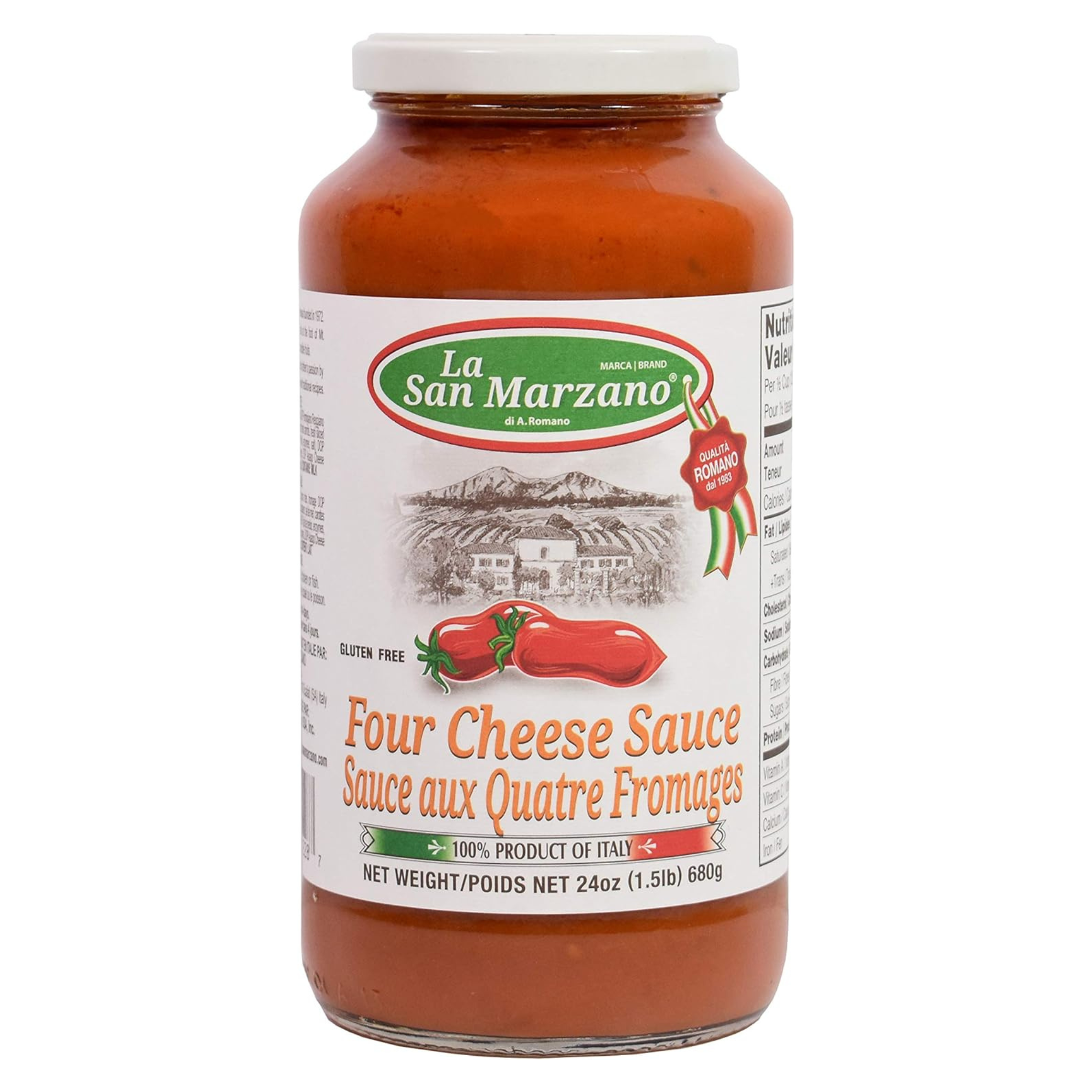 Four Cheese Sauce 660ml - La San Marzano