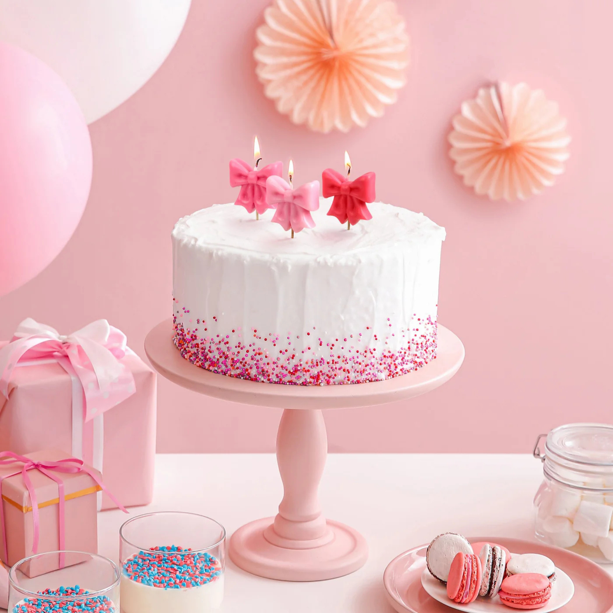 Ensemble de 5 bougies en forme de boucles – Fred Fred