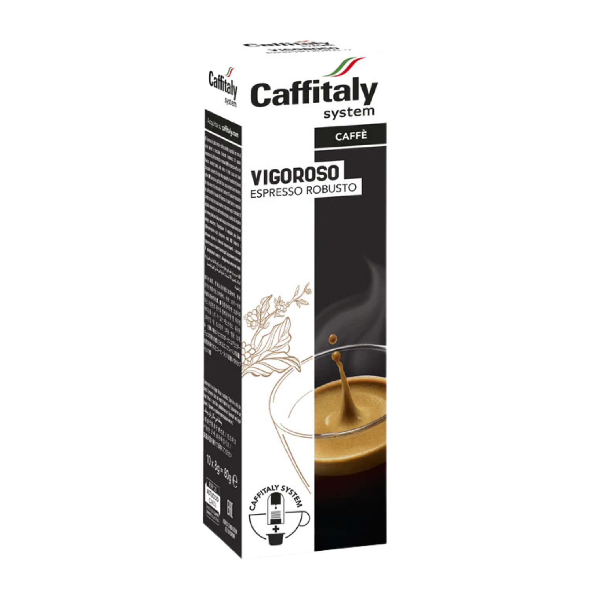 Boîte de 10 capsules de café Vigoroso - Caffitaly