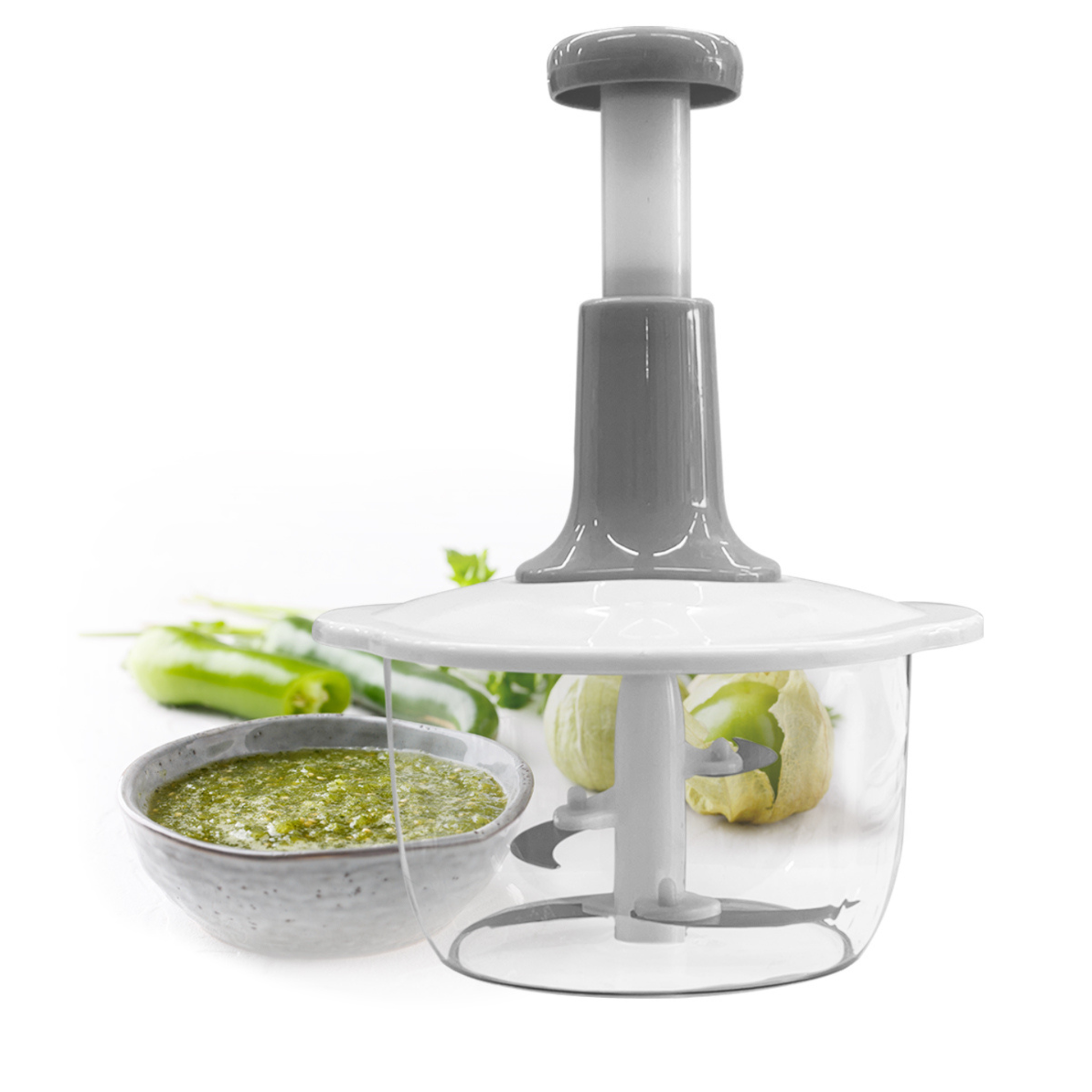 Hachoir manuel à pression 2L