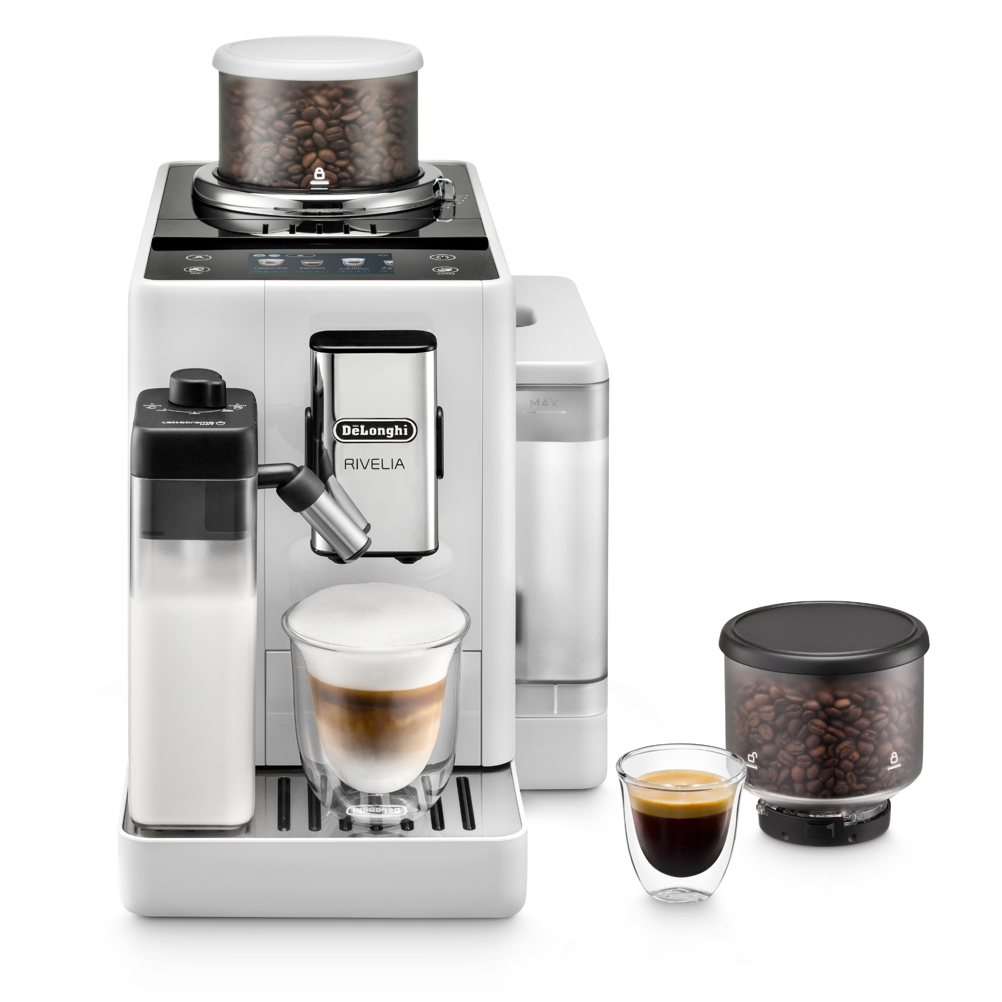 Machine à café automatique Rivelia Blanche - De'Longhi De'Longhi