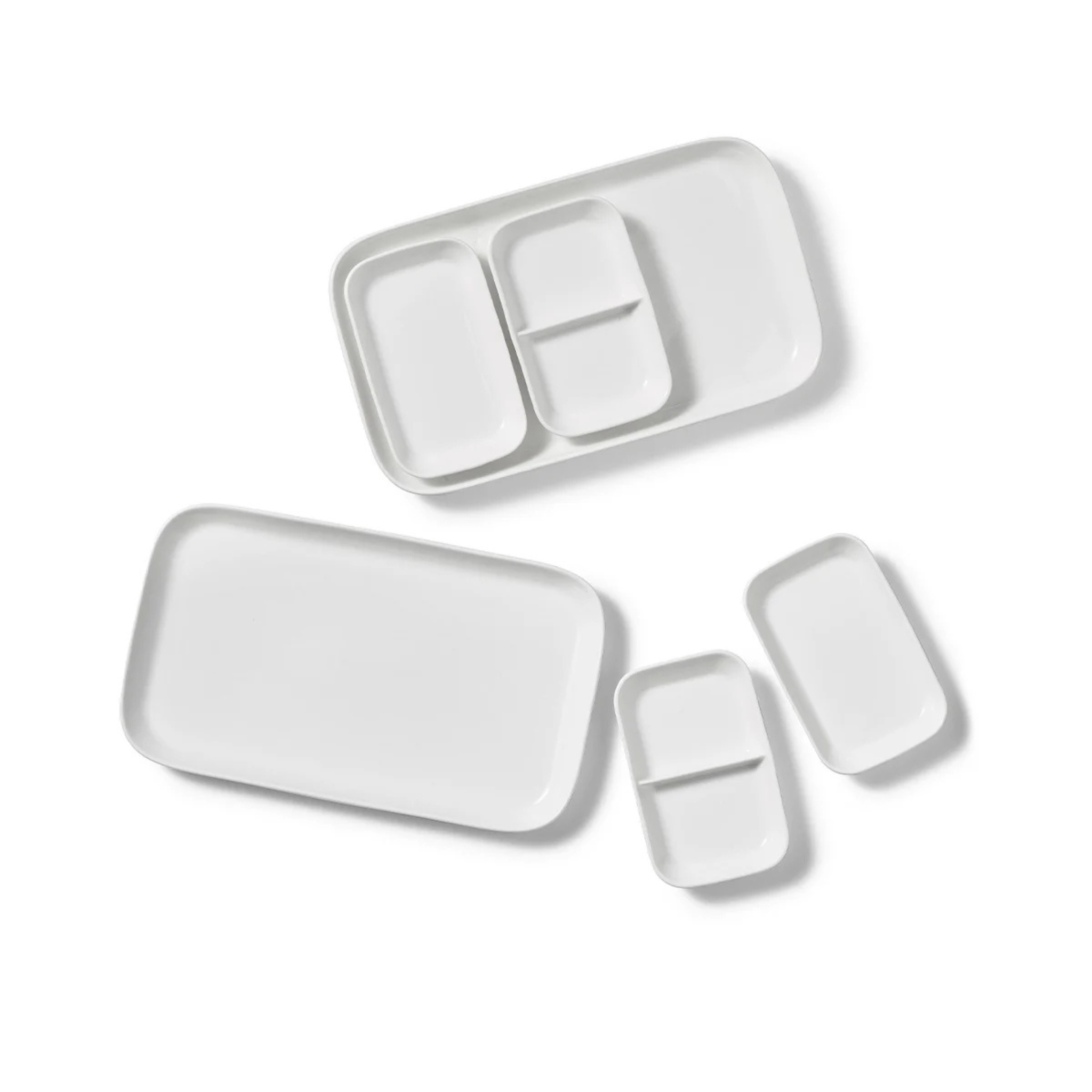 Ensemble d'assiettes à fondue Blanches - Ricardo