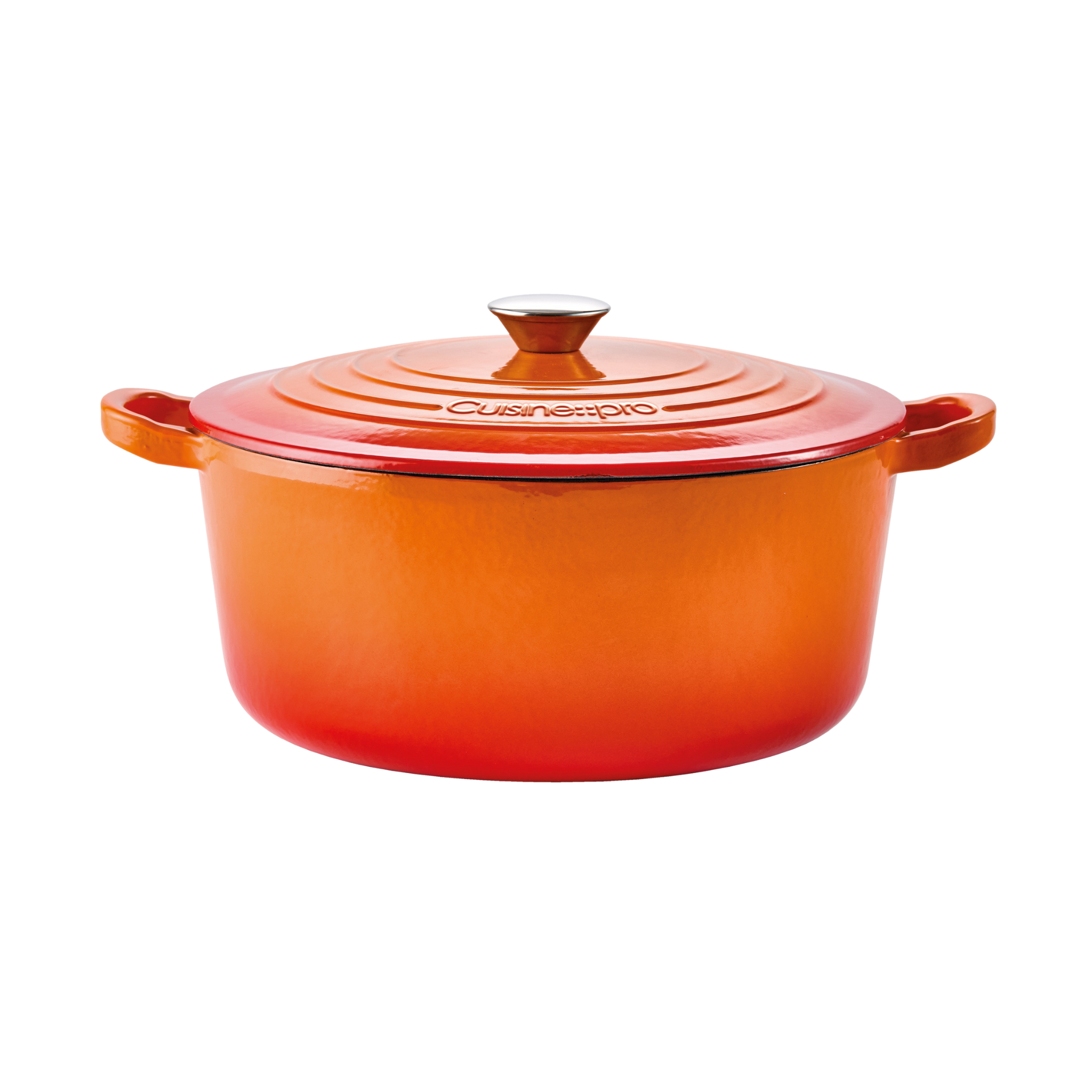 Cocotte ronde en fonte flamme LE CONNOISSEUR™ 6,3 L - Cuisine::pro®