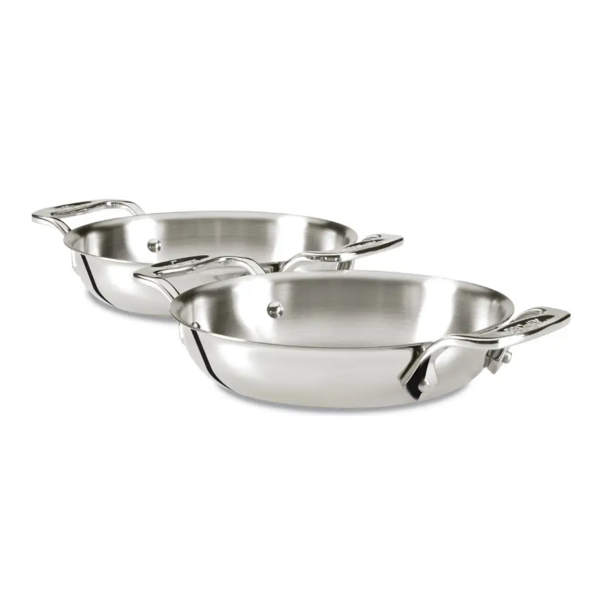 Ensemble de 2 mini plats à gratin en acier inoxydable 6 po – All-Clad