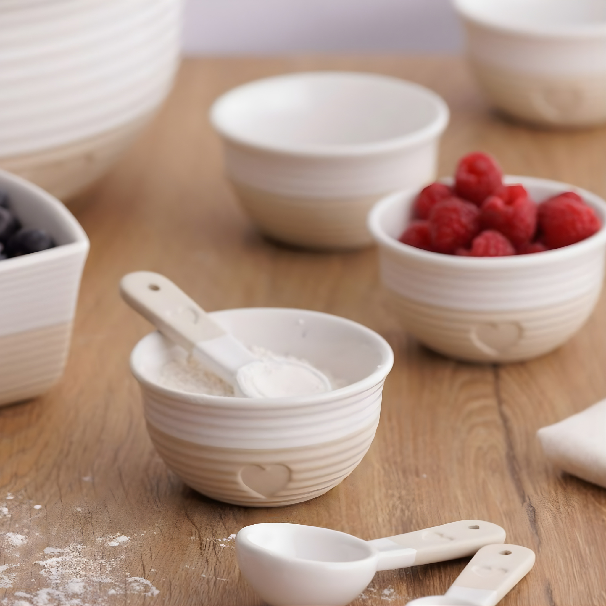 Set of 4 Rustic Charm Stoneware Bowls 150ml – Mason Cash