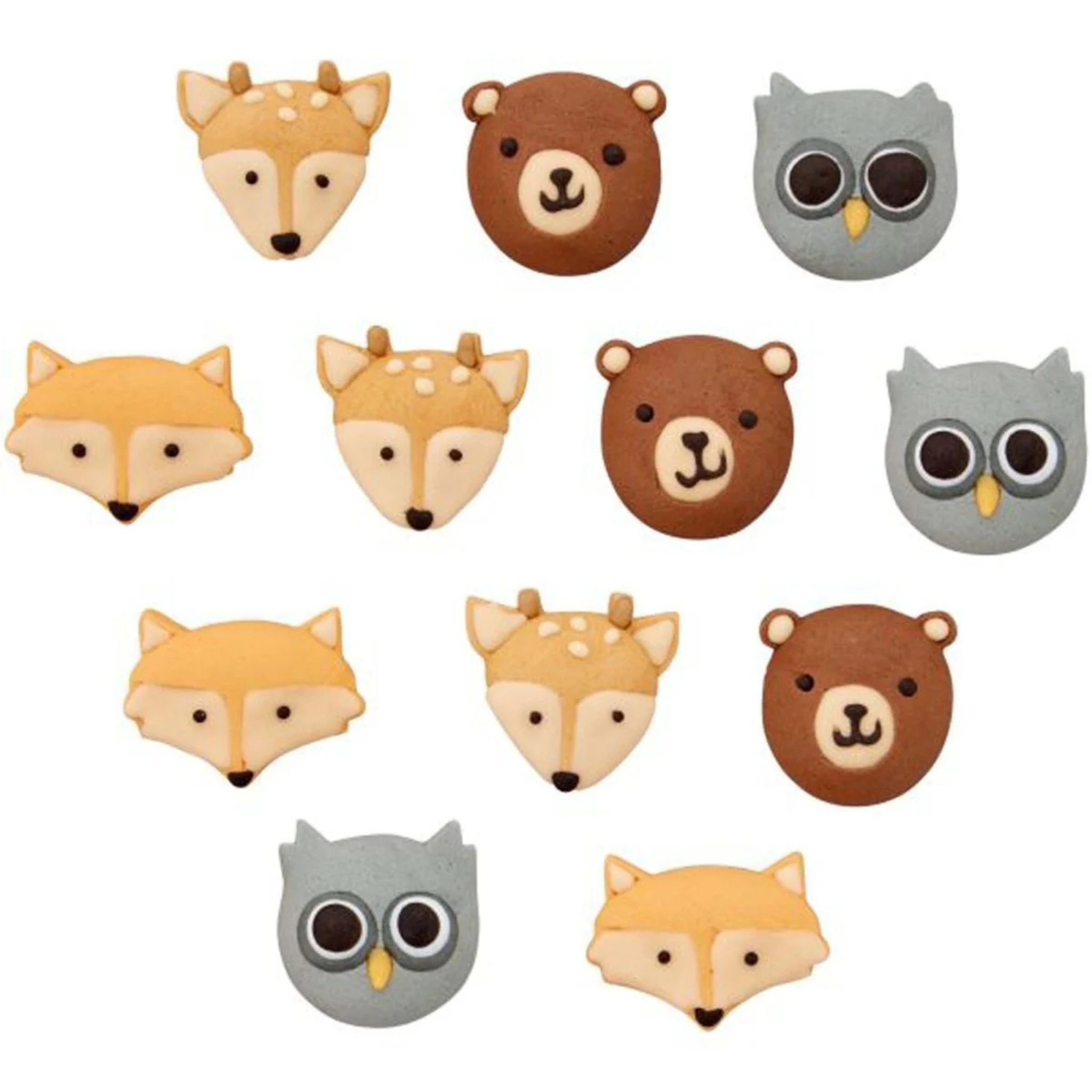 Décorations en glaçage animaux de la forêt 38 g – Wilton