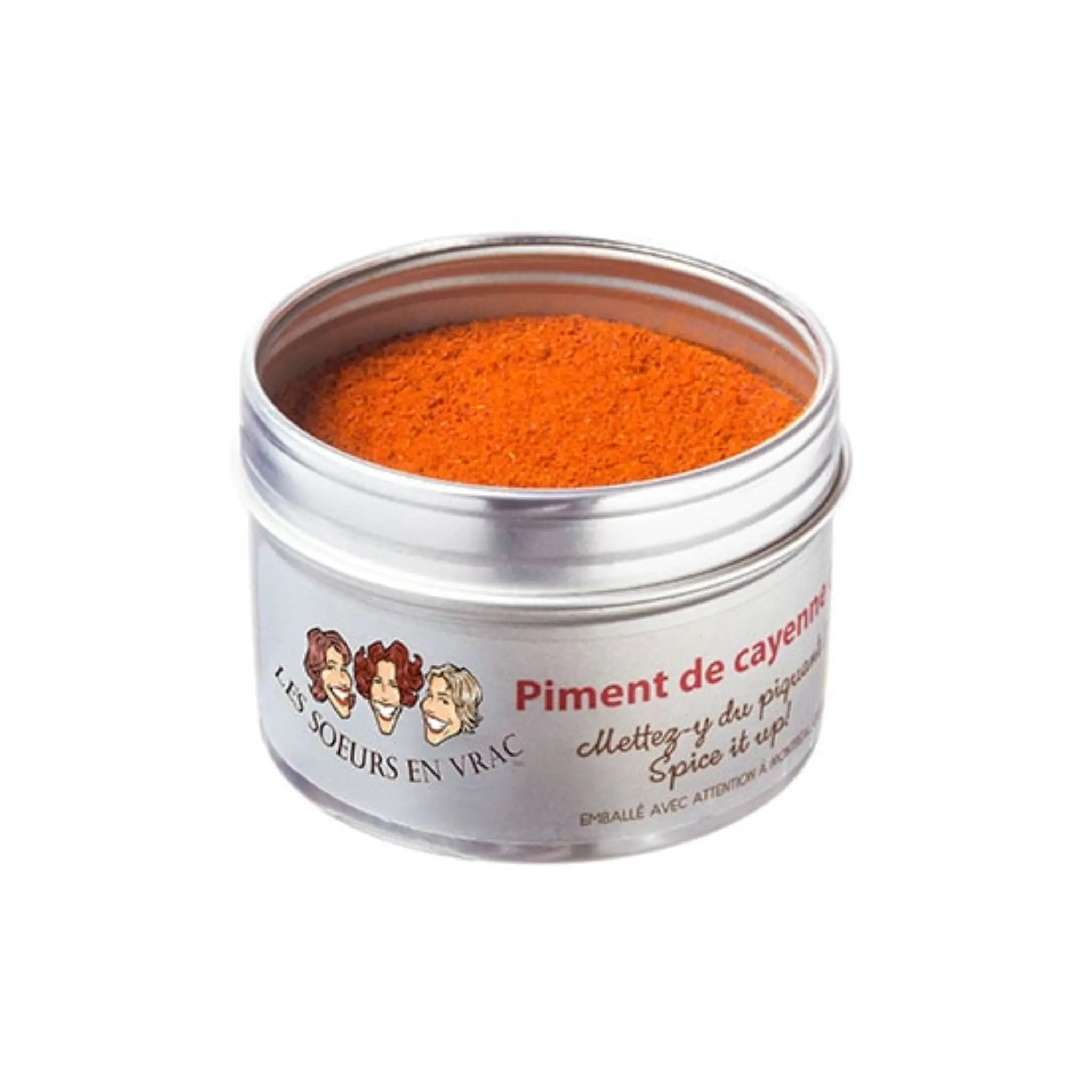 Piment de cayenne 60 g sachet Les Soeurs en vrac épice piquante pour cuisine asiatique et latino-américaine