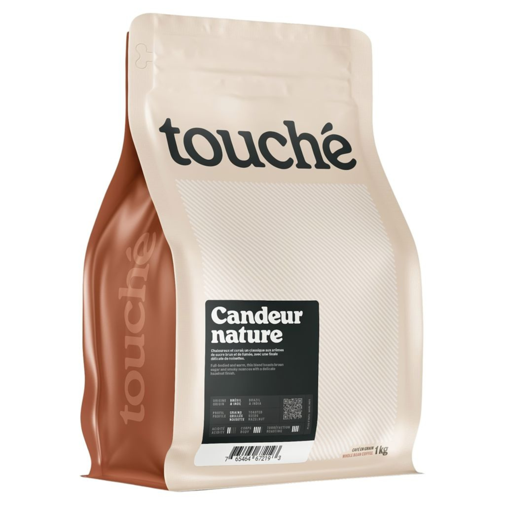 Candeur Nature 1 kg whole bean coffee - Touché