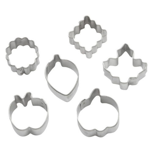 Ensemble de 6 emporte-pièces métalliques mini Automne - Wilton