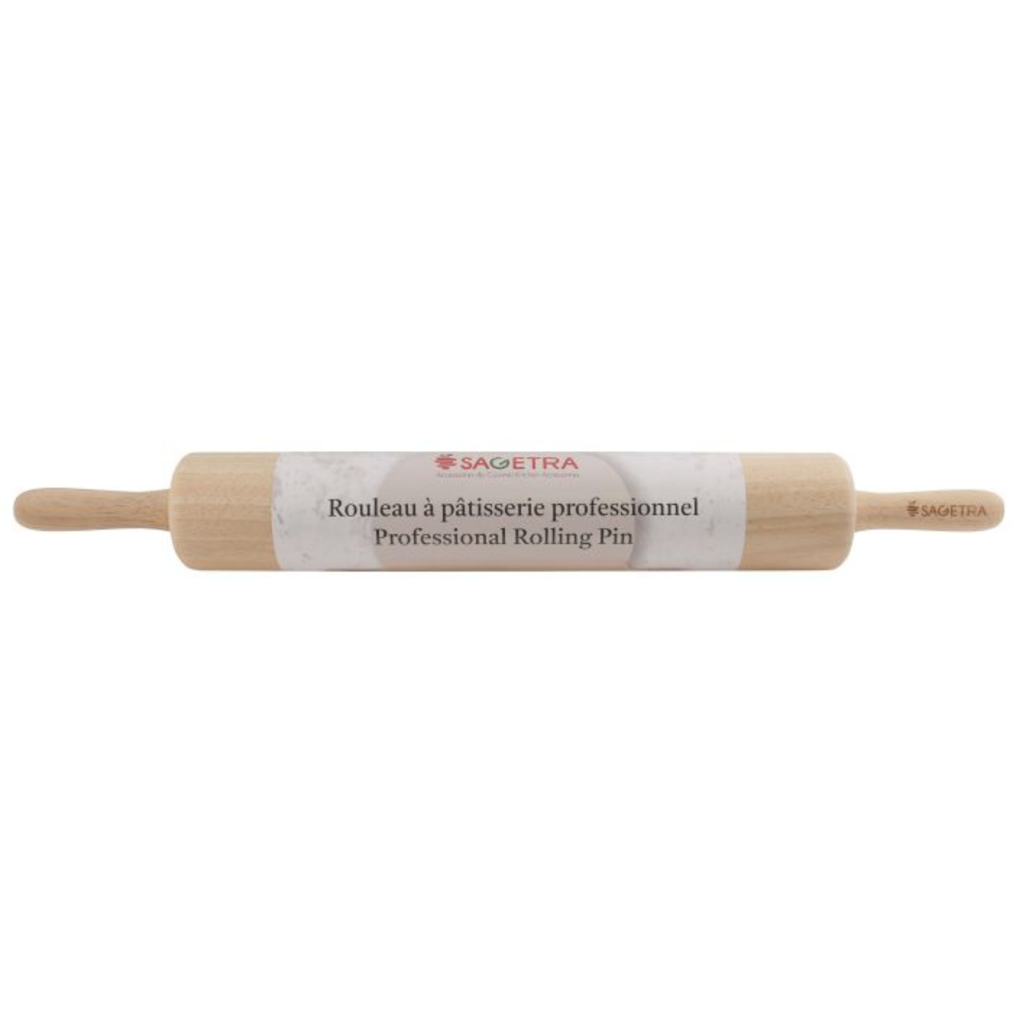 38 cm wooden rolling pin