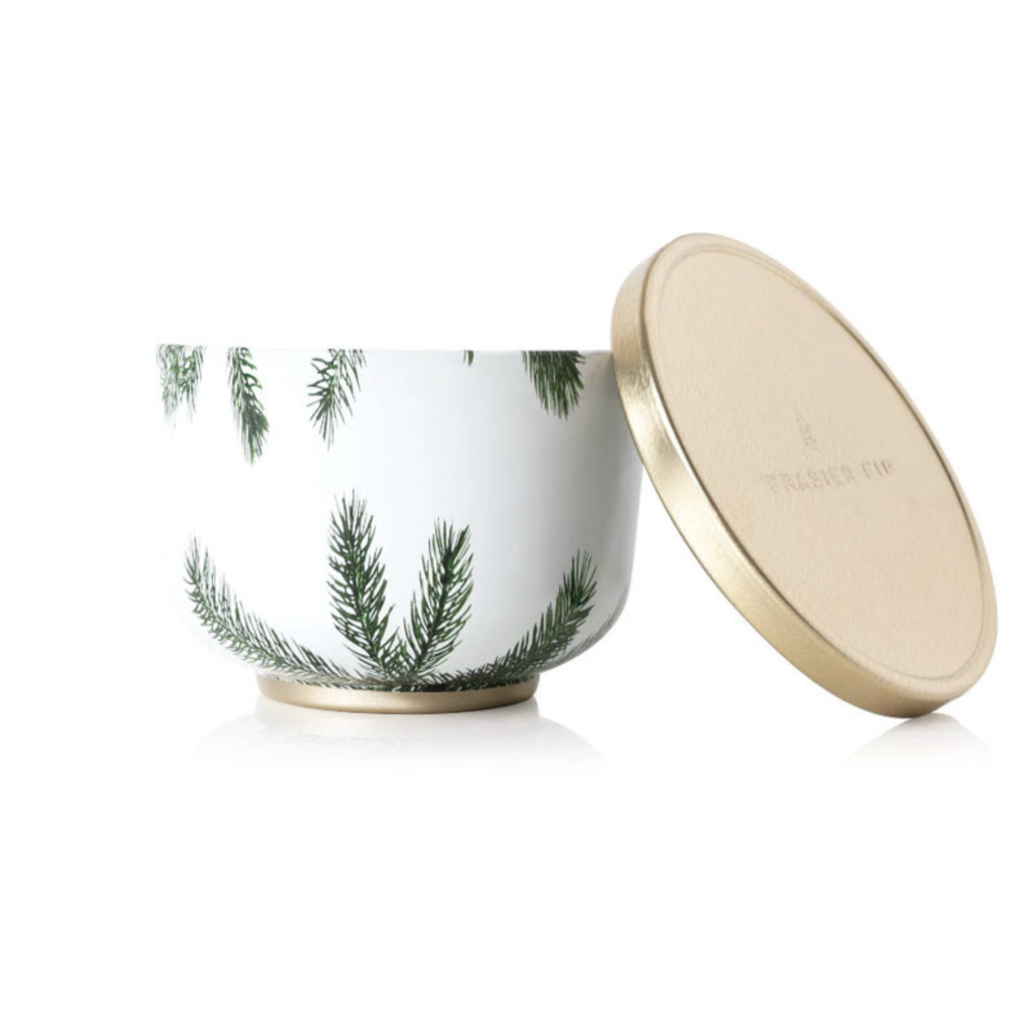 Chandelle Frasier Fir avec couvercle Or - Thymes
