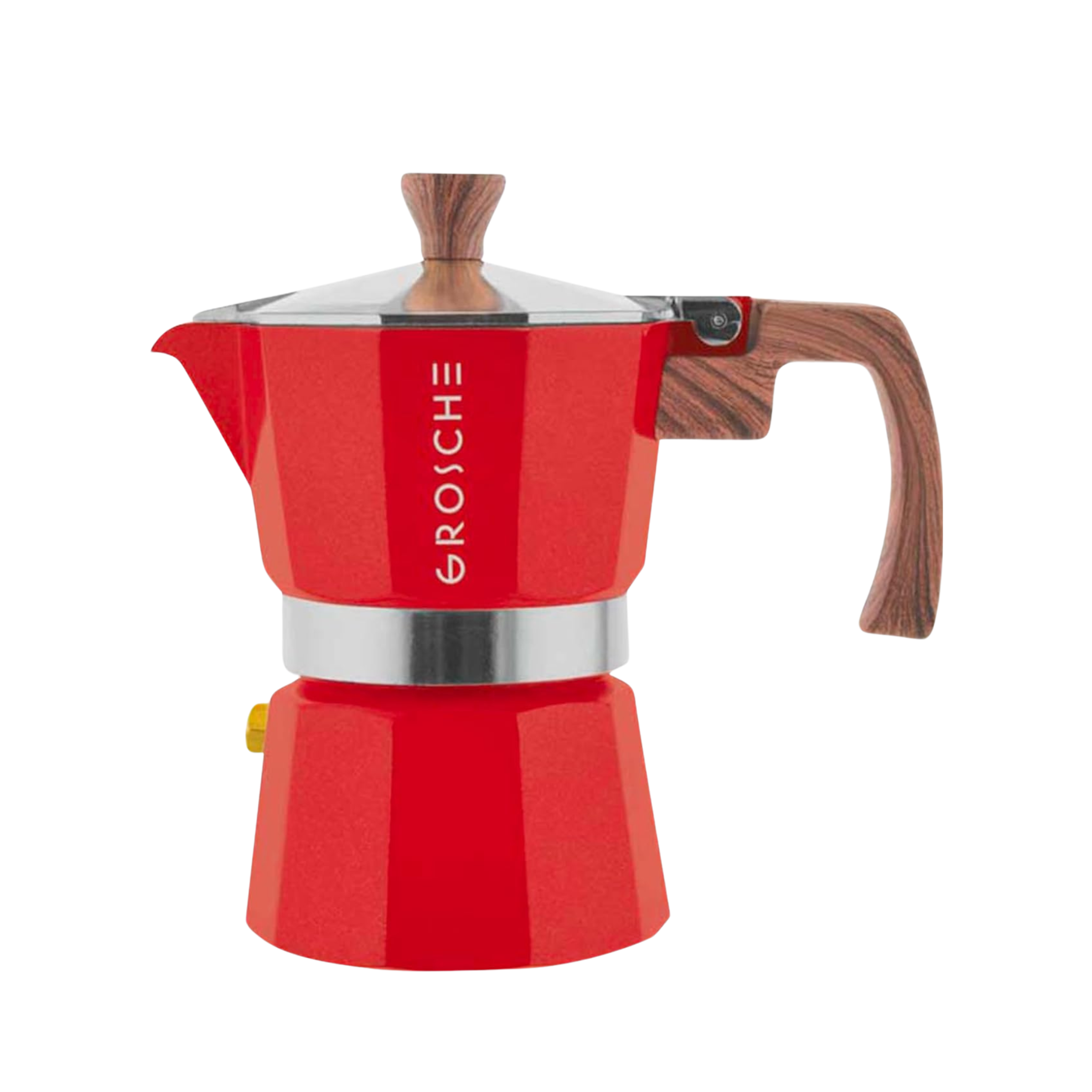 Cafetière à espresso Moka italienne Milano 3 tasses Rouge - Grosche