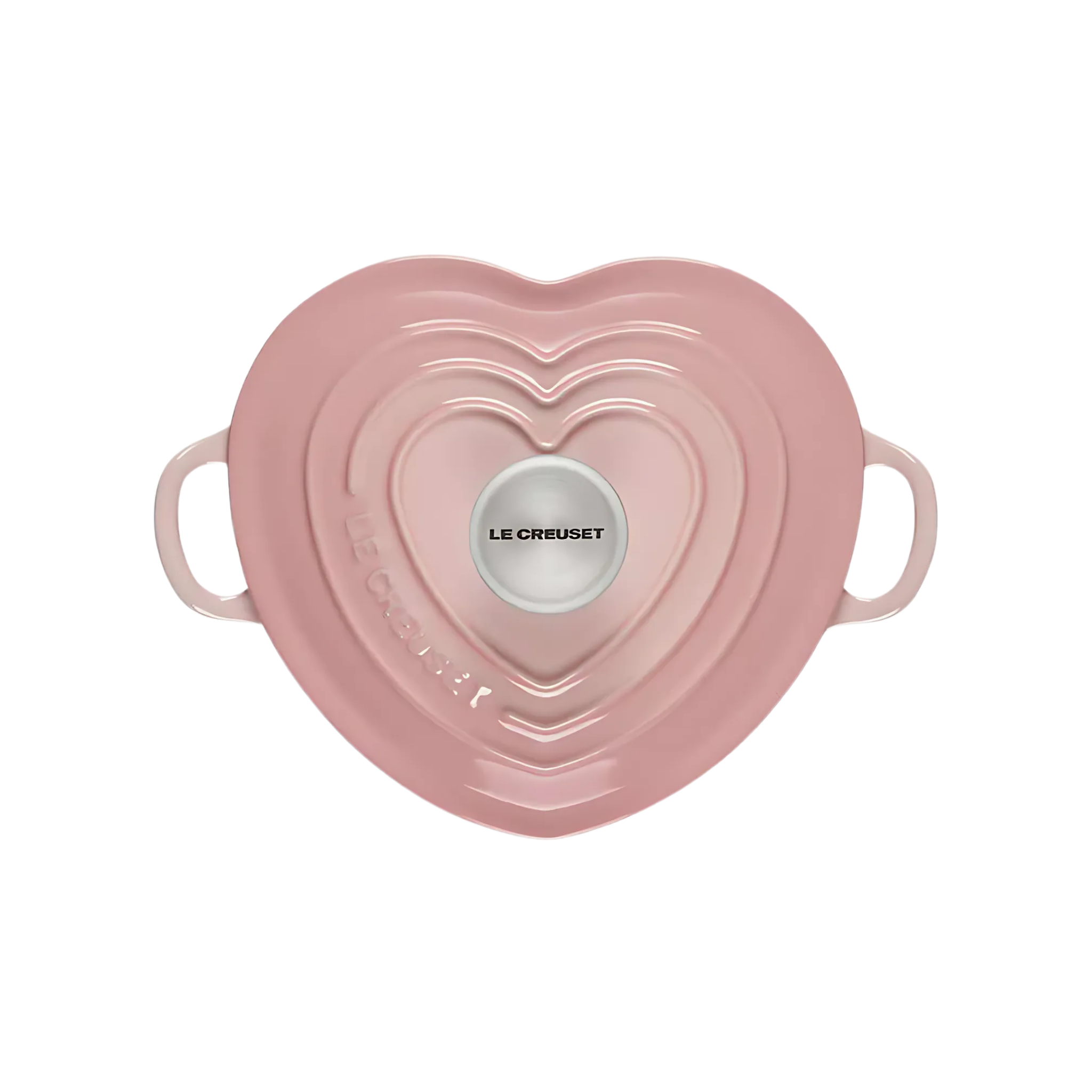 Cocotte en forme de coeur Shell Pink 1.9L - Le Creuset
