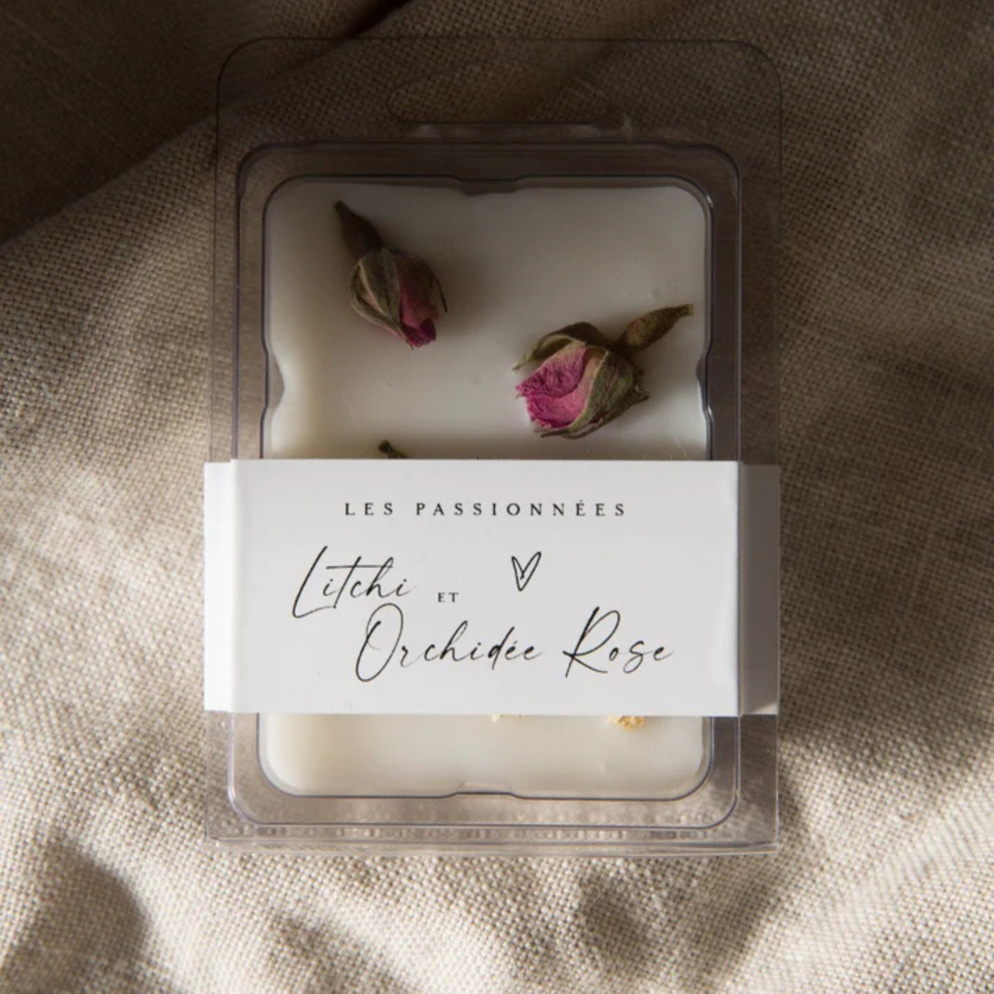 Cubes de cire parfumée Litchi & Orchidée Rose - Les Passionnées