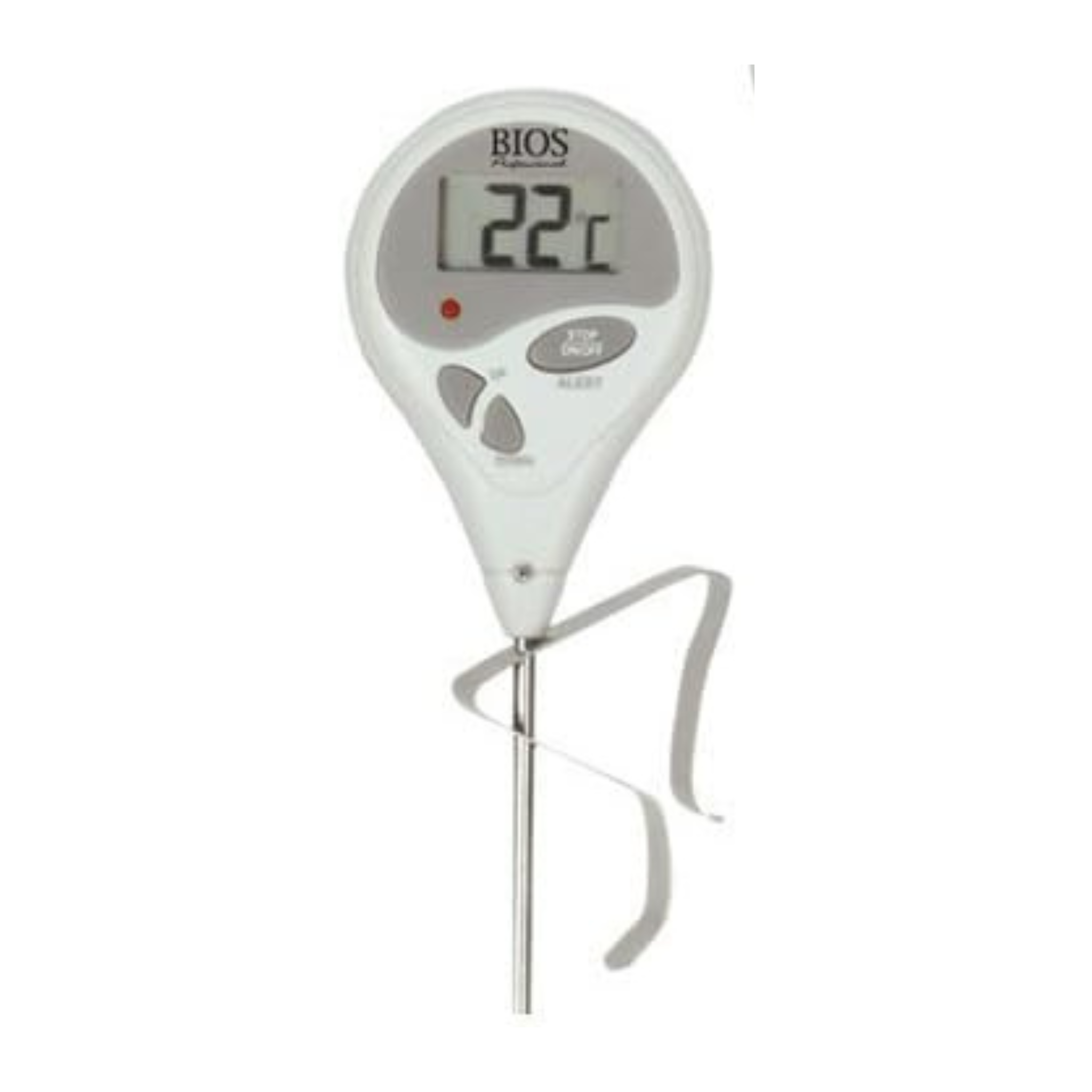 Thermomètre numérique à bonbons et friture avec pince 20 cm - Bios