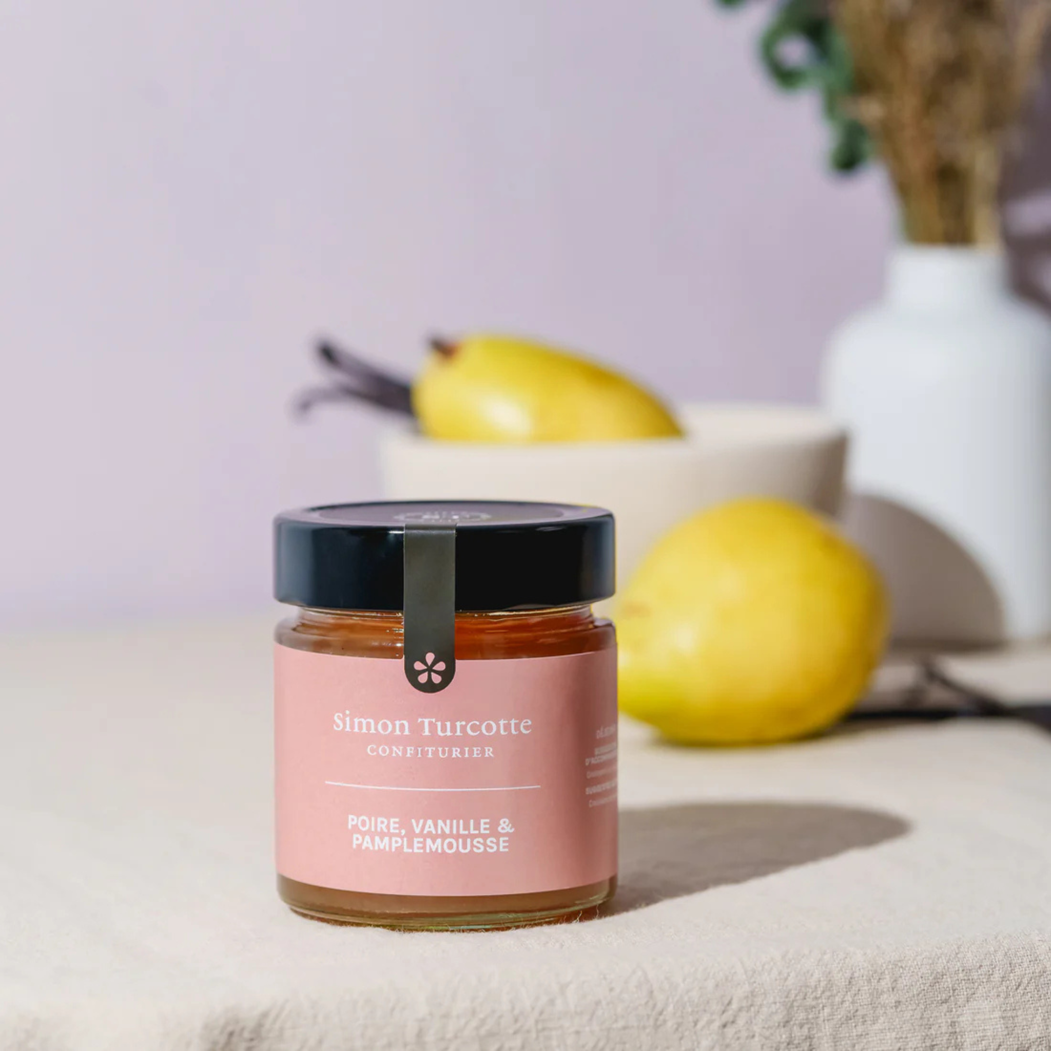 Confiture poires, vanille et pamplemousse 212 ml - Simon Turcotte