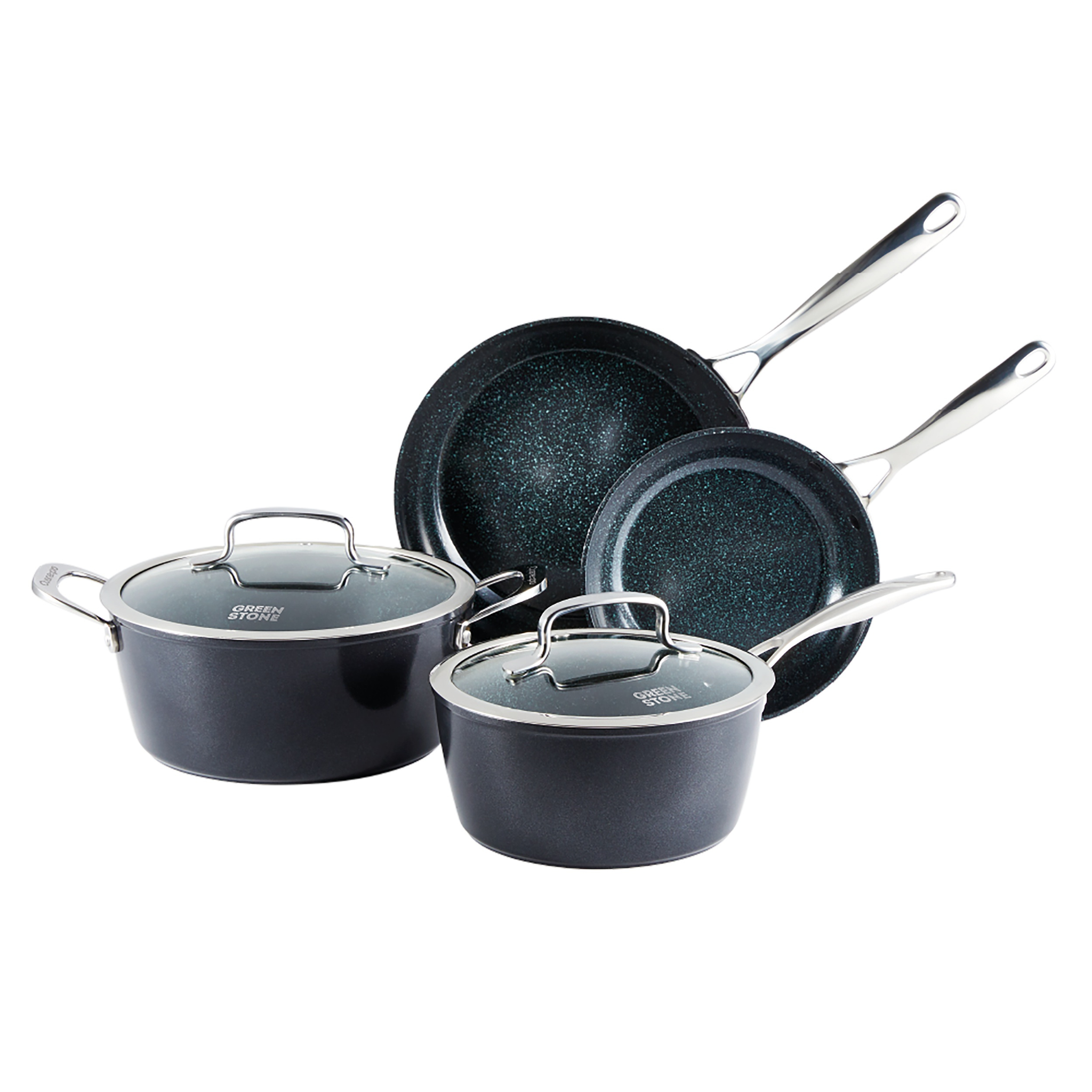 Batterie de cuisine 6 pièces GREEN STONE™ – Cuisine::pro®