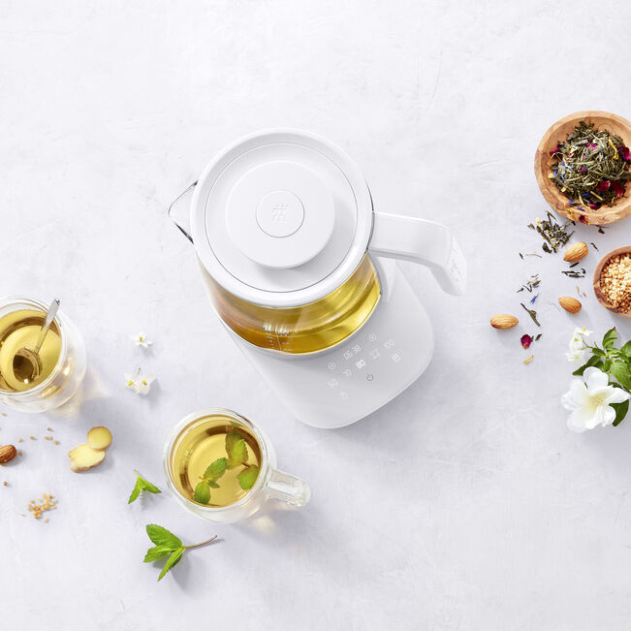 Bouilloire électrique programmable en verre Enfinigy argent 1,7 L - ZWILLING ZWILLING