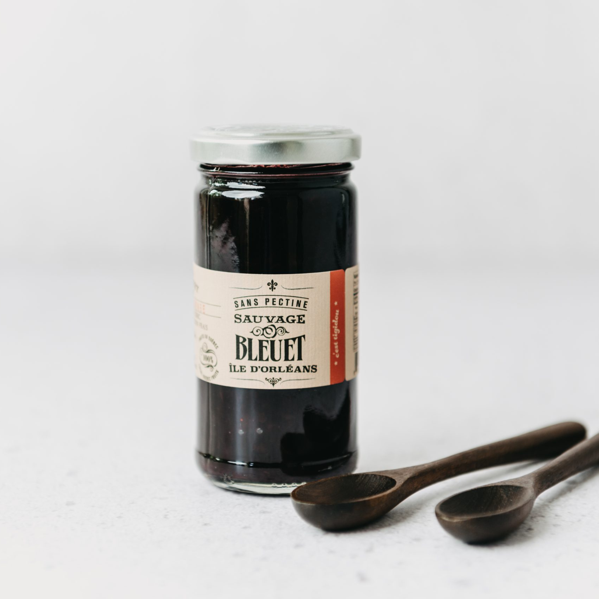 Confiture de bleuets sauvages du Québec 250 g - Tigidou