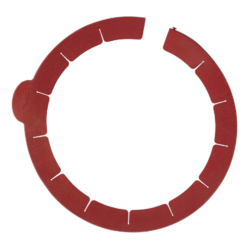 Protège-croûte à tarte en silicone ajustable 9" Orange - Wilton