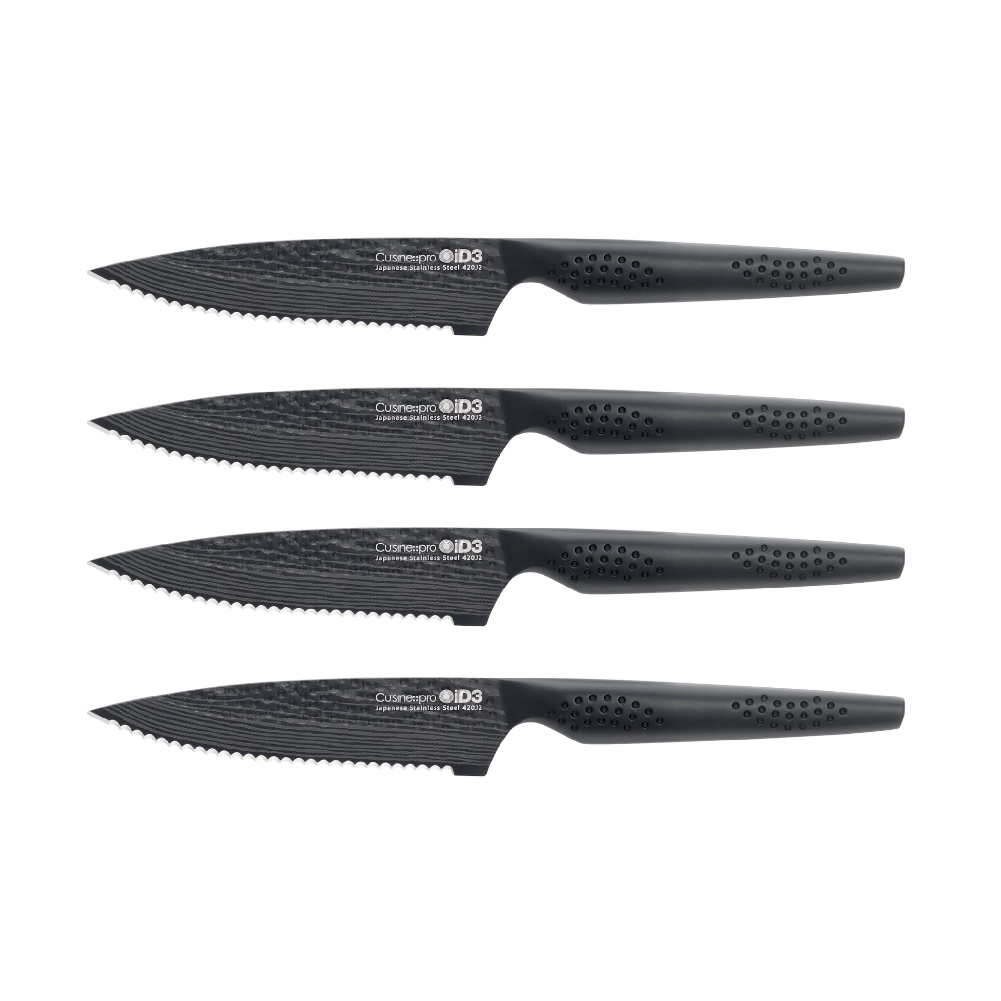ensemble de couteaux à steak iD3 BLACK SAMURAI™ Cuisine::pro® vue complète