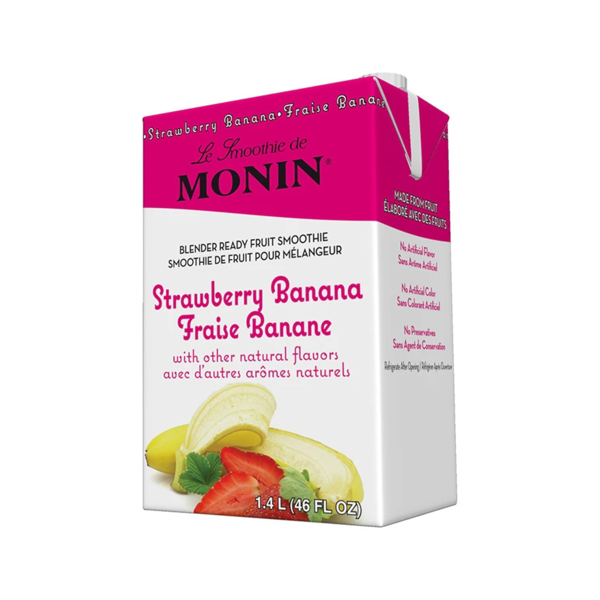 Mélange de smoothie Fraise Banane 1.46L - Monin