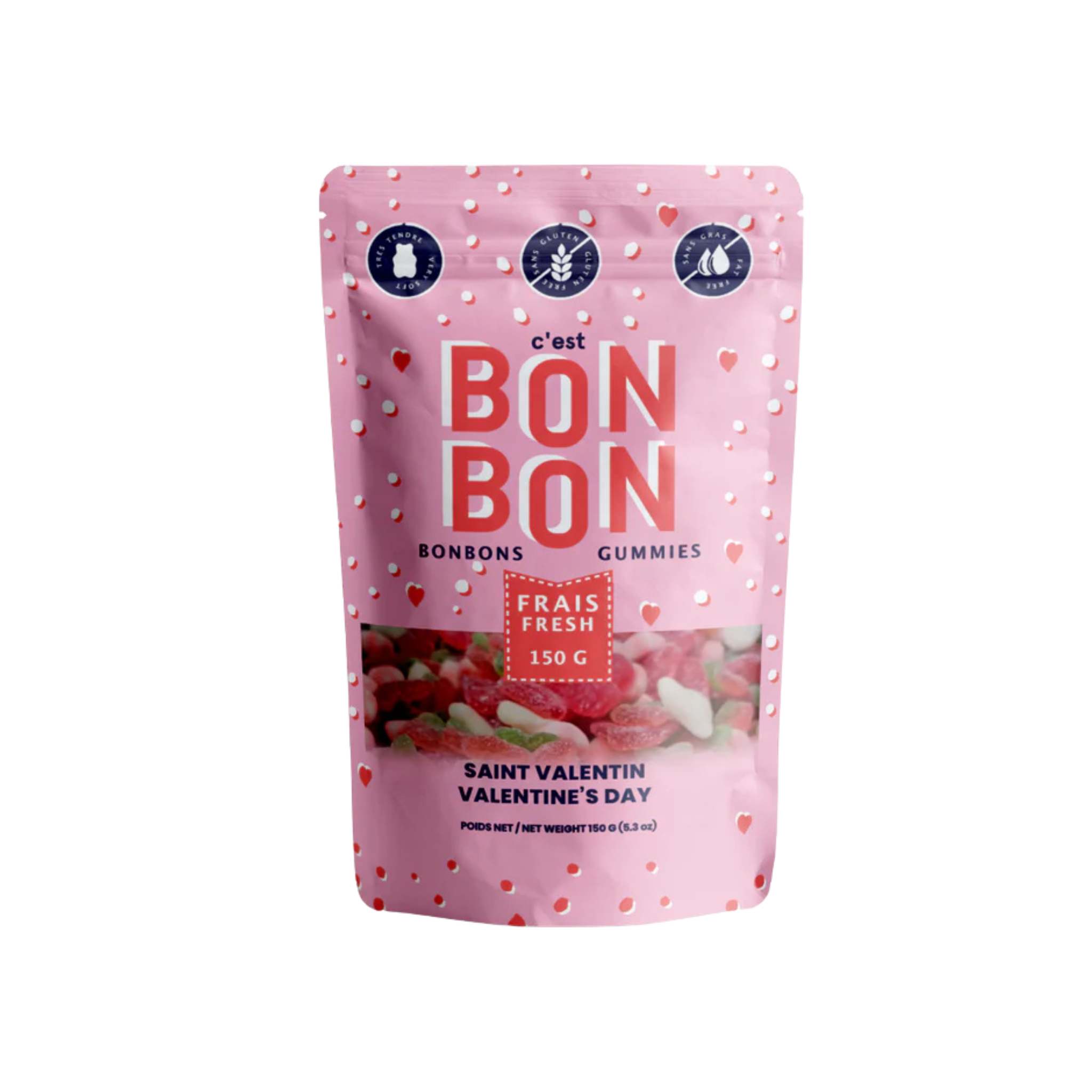 Mélange de bonbons de la Saint-Valentin 150 g - La boîte à bonbons