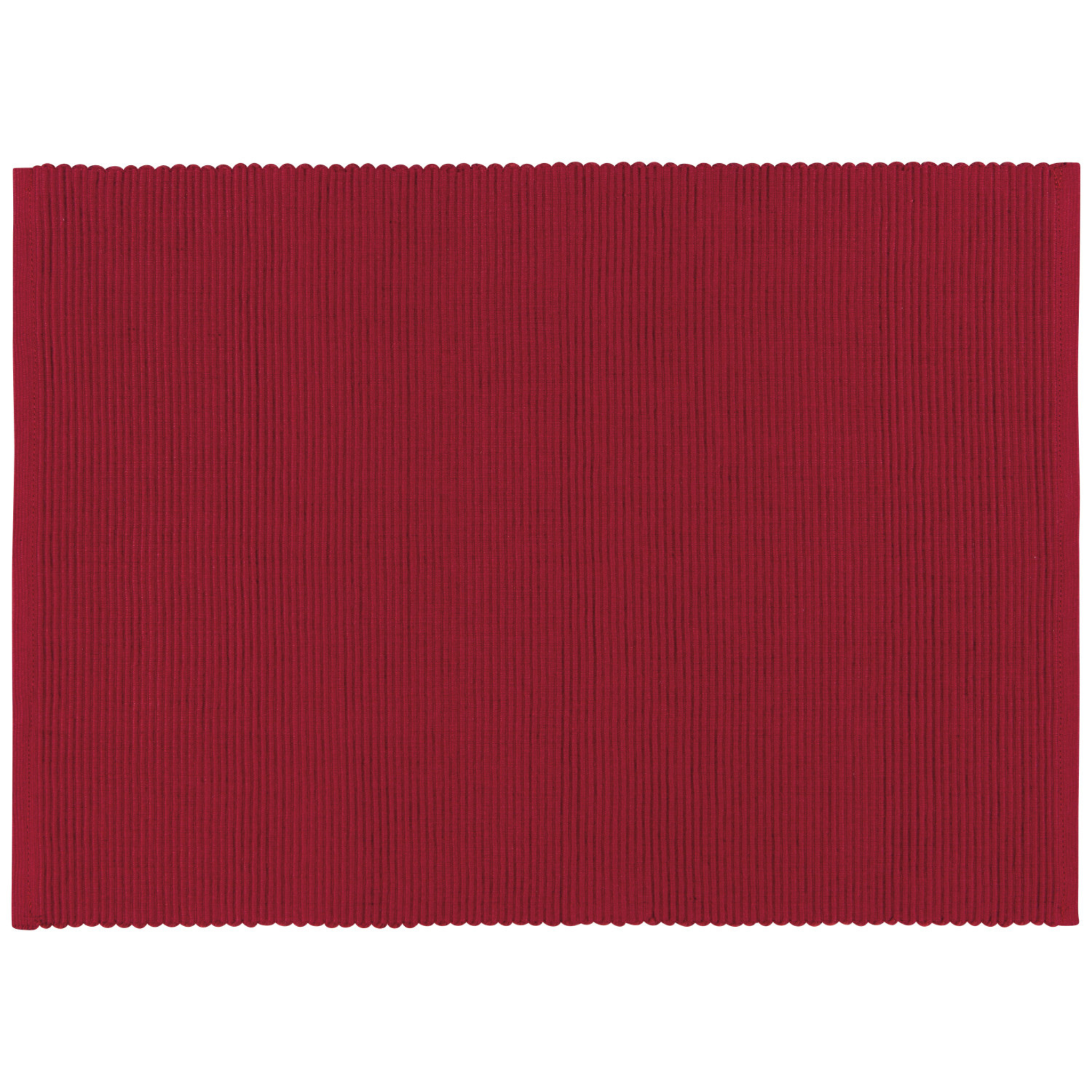 Napperon rectangulaire rouge foncé - Now Designs