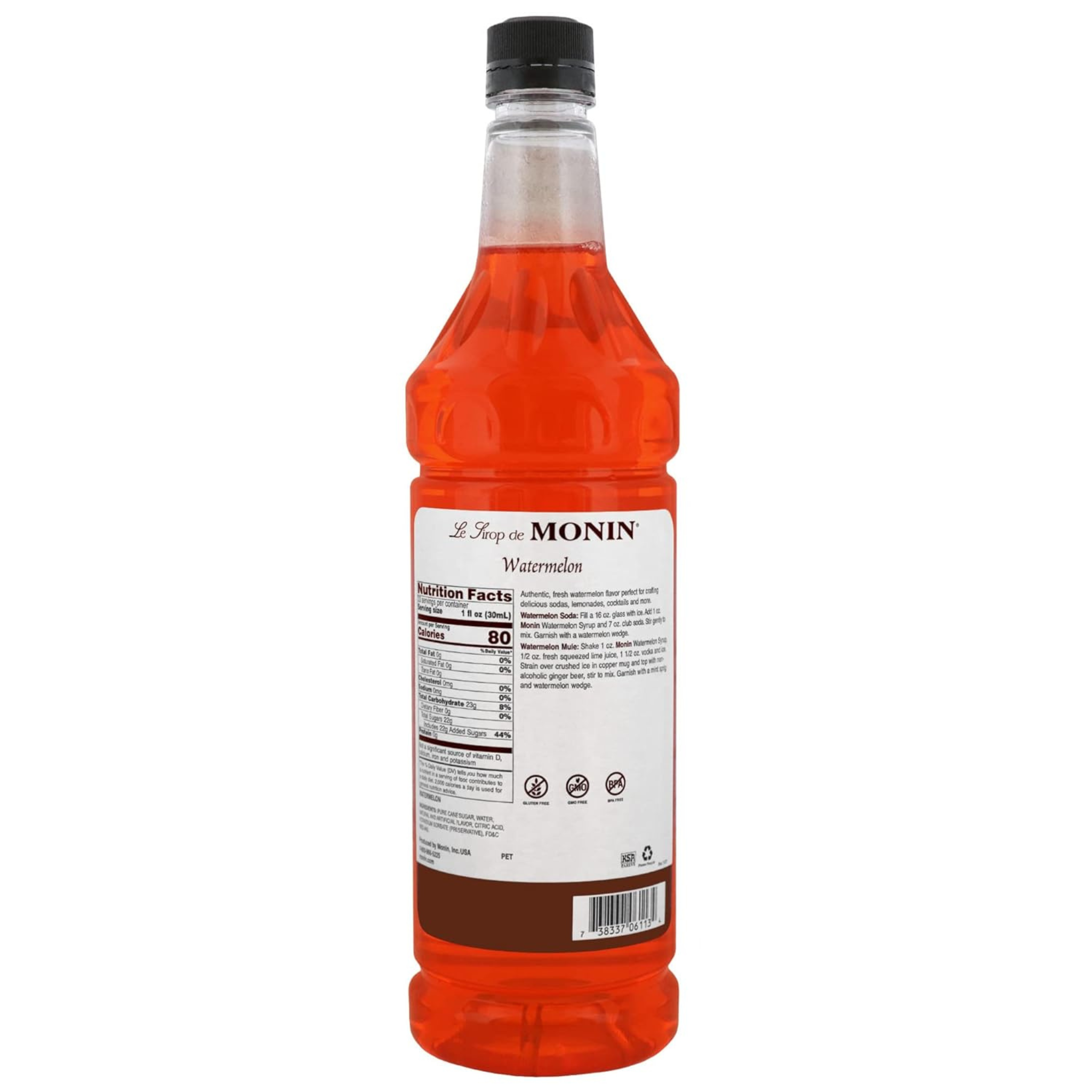 Watermelon flavor syrup 1L - Monin