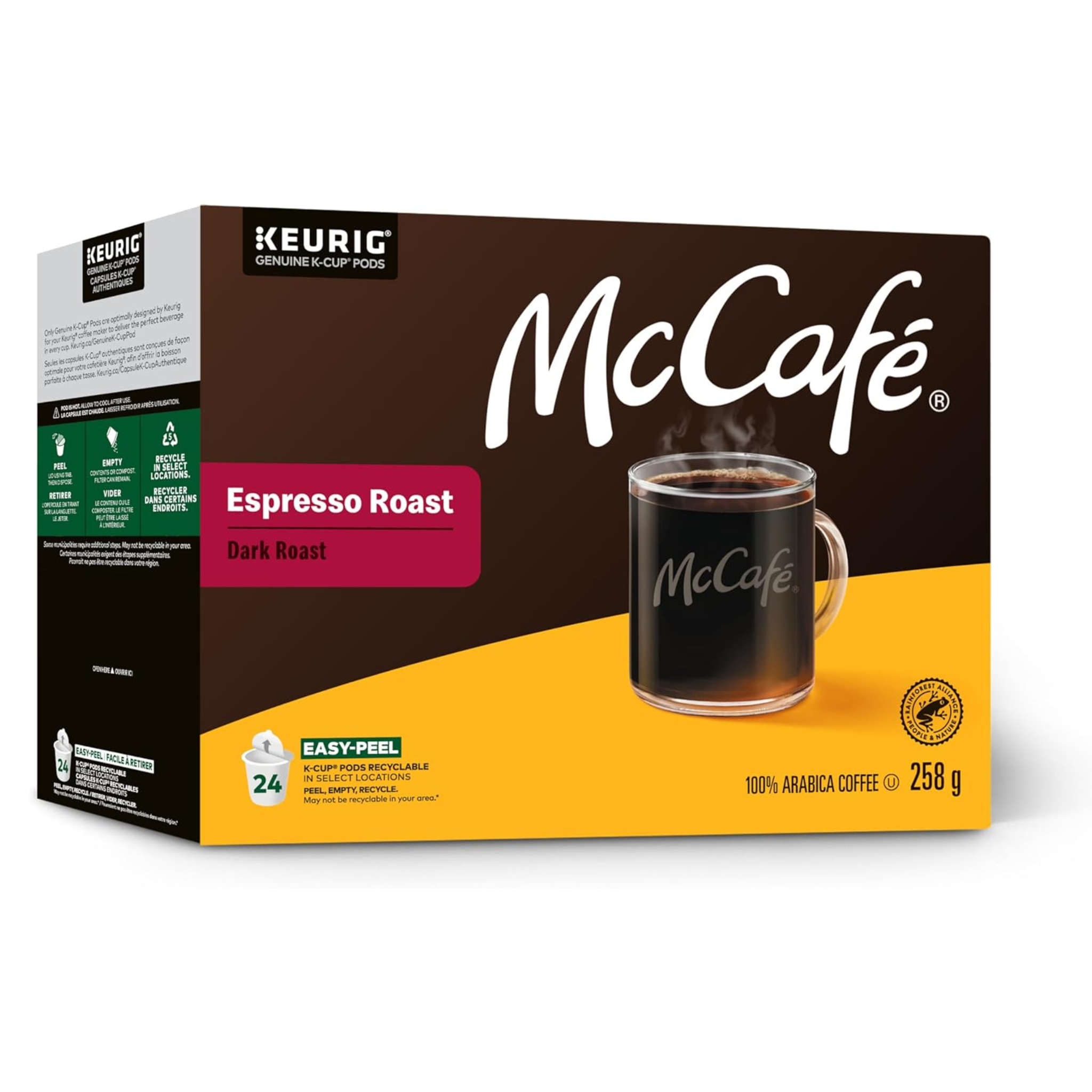 Ensemble de 24 capsules K-Cup torréfaction foncée McCafe - Keurig