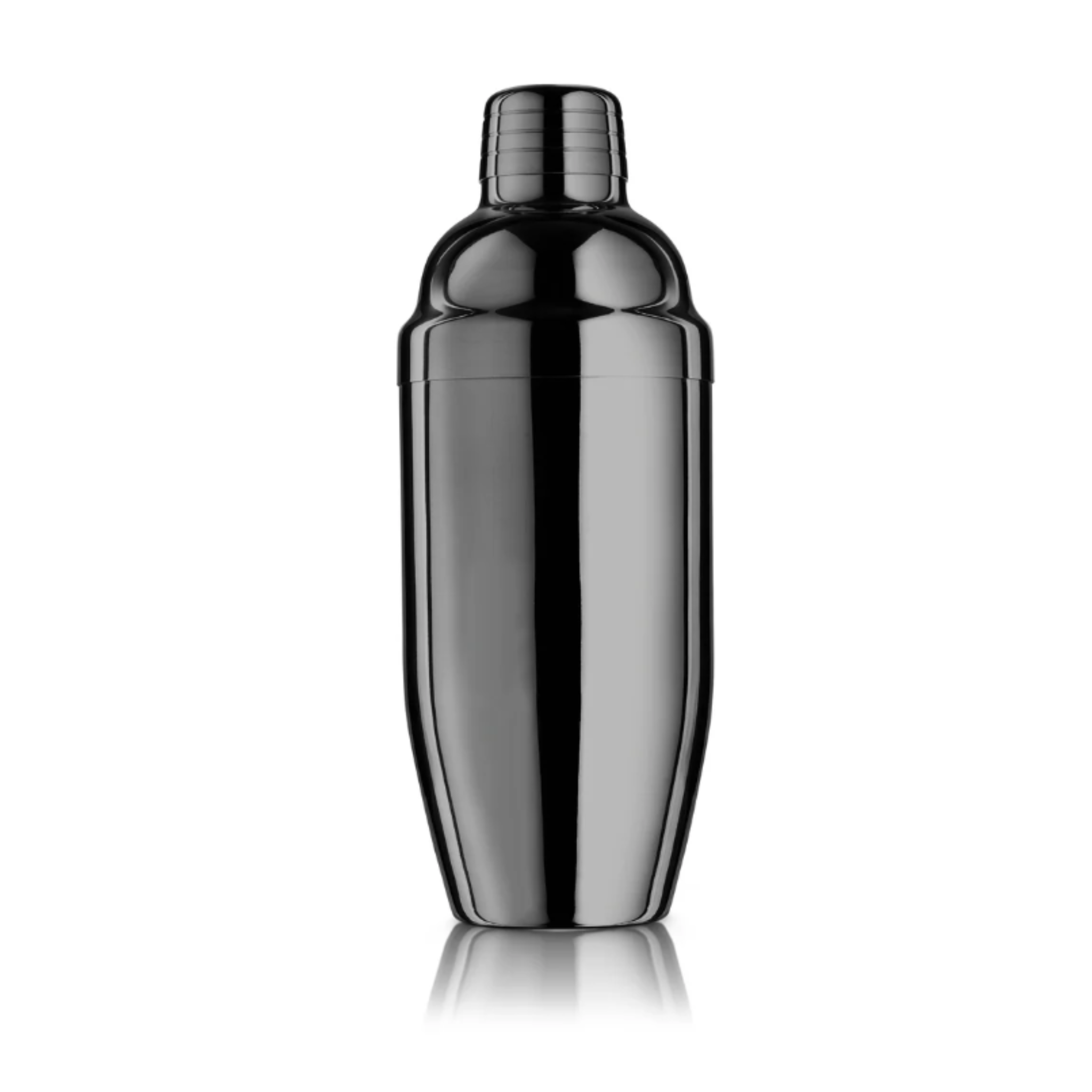Shaker à cocktails en acier inoxydable à double paroi Chrome Noir - Final Touch