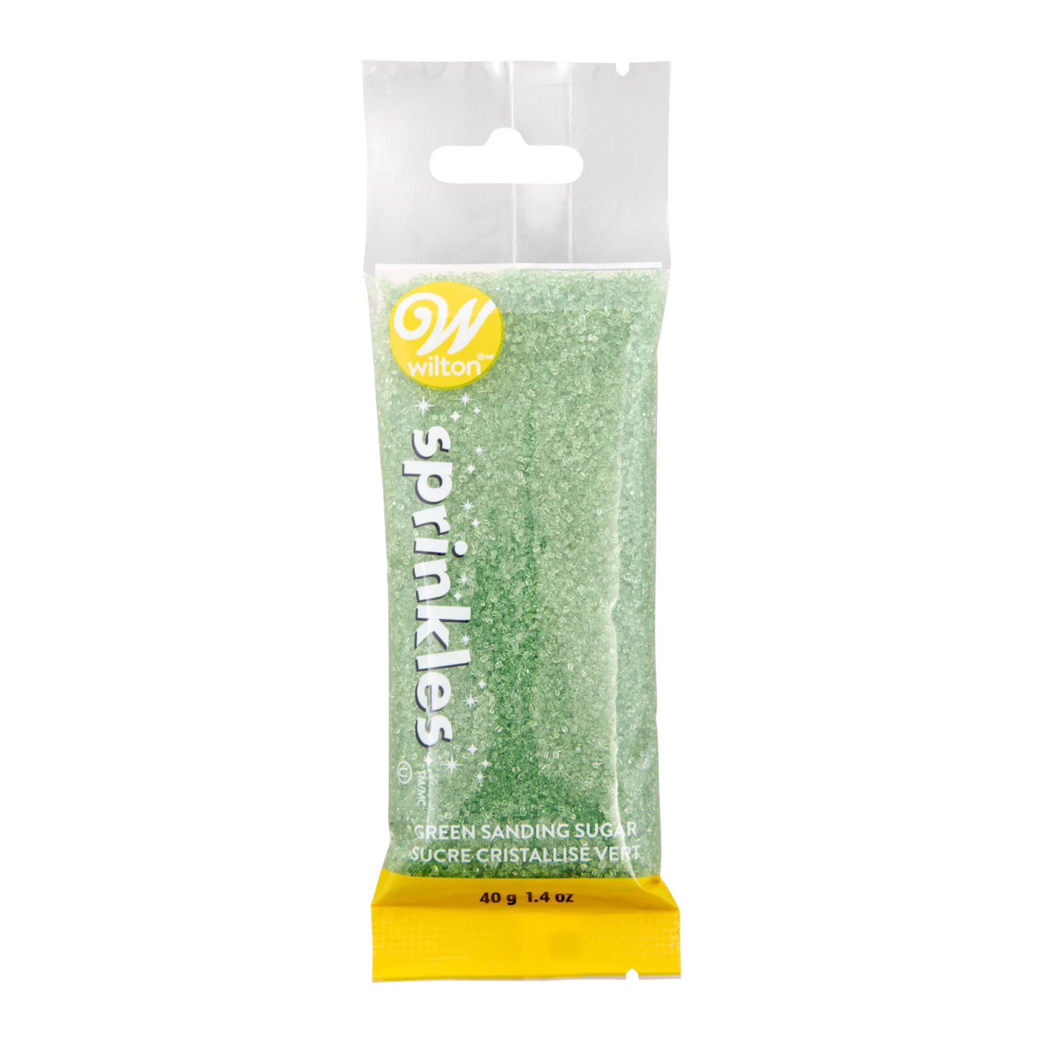 Sucre à saupoudrer vert 40 g - Wilton