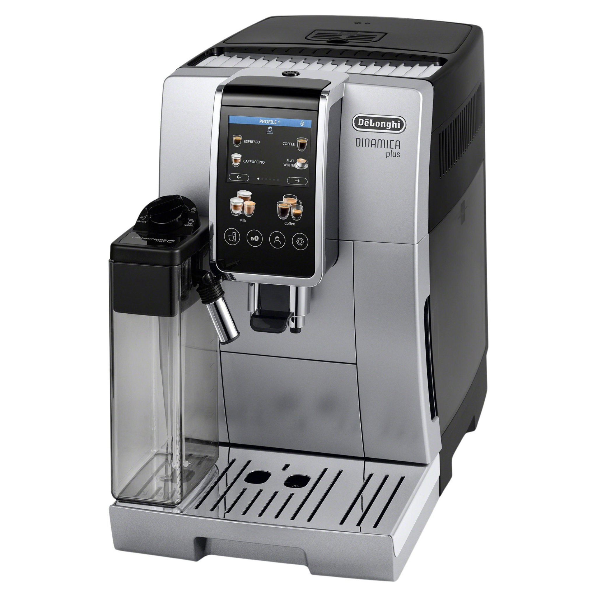 De'Longhi Dinamica Plus Automatic Espresso Machine Silver