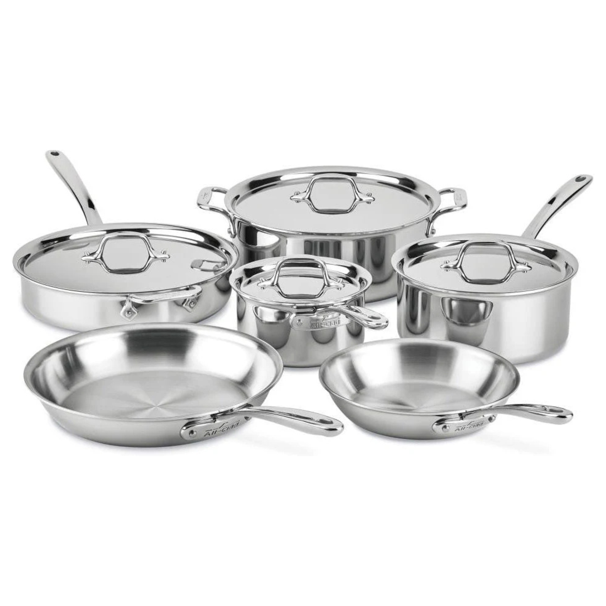 Batterie de cuisine G5 Graphite Core 10 pièces – All-Clad