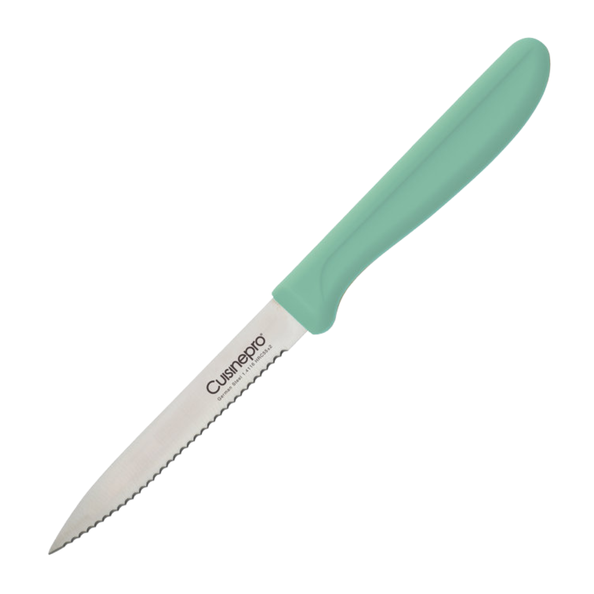Couteau utilitaire dentelé 10 cm CLASSIC turquoise – Cuisine::pro®
