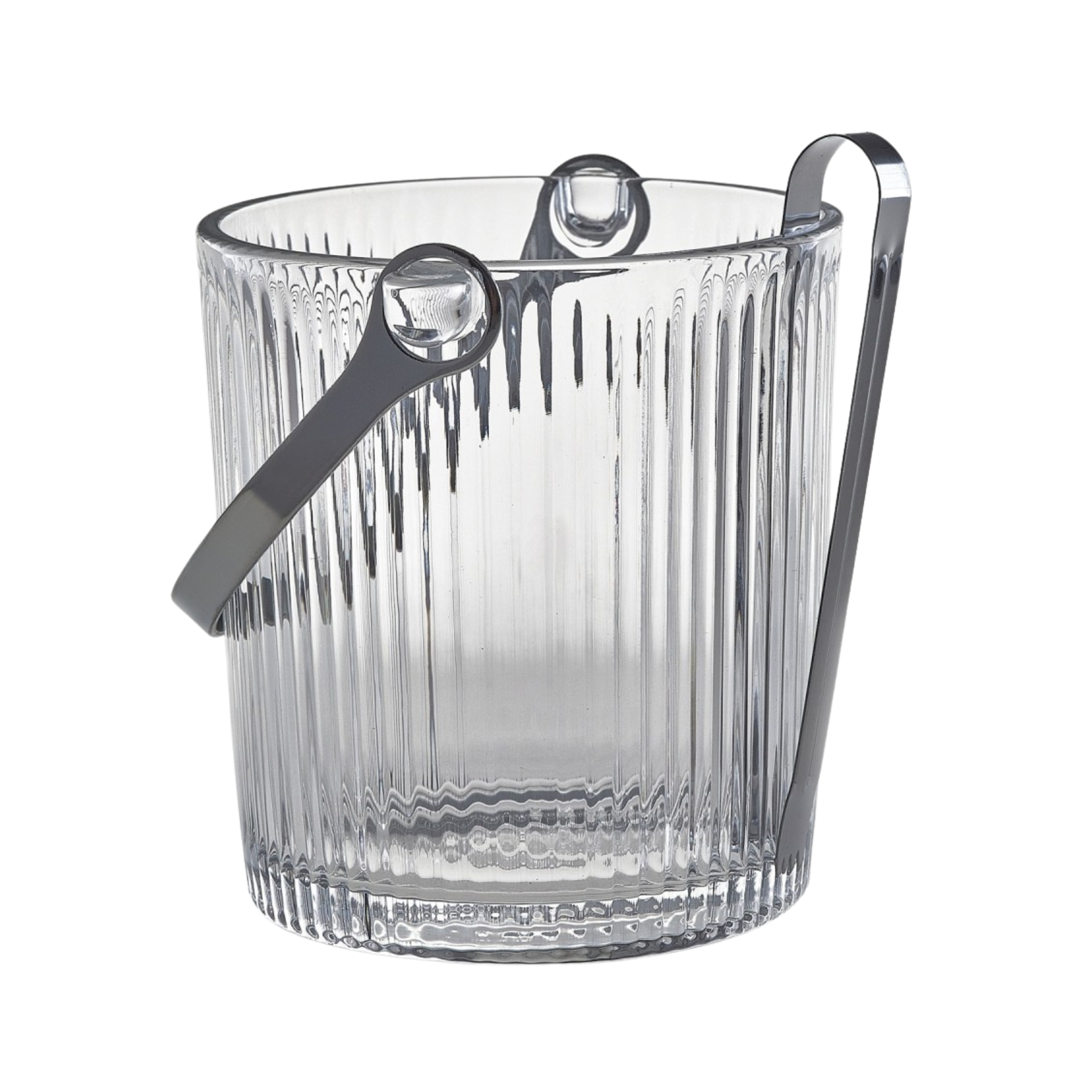 Seau à glace en verre avec pince 950 ml