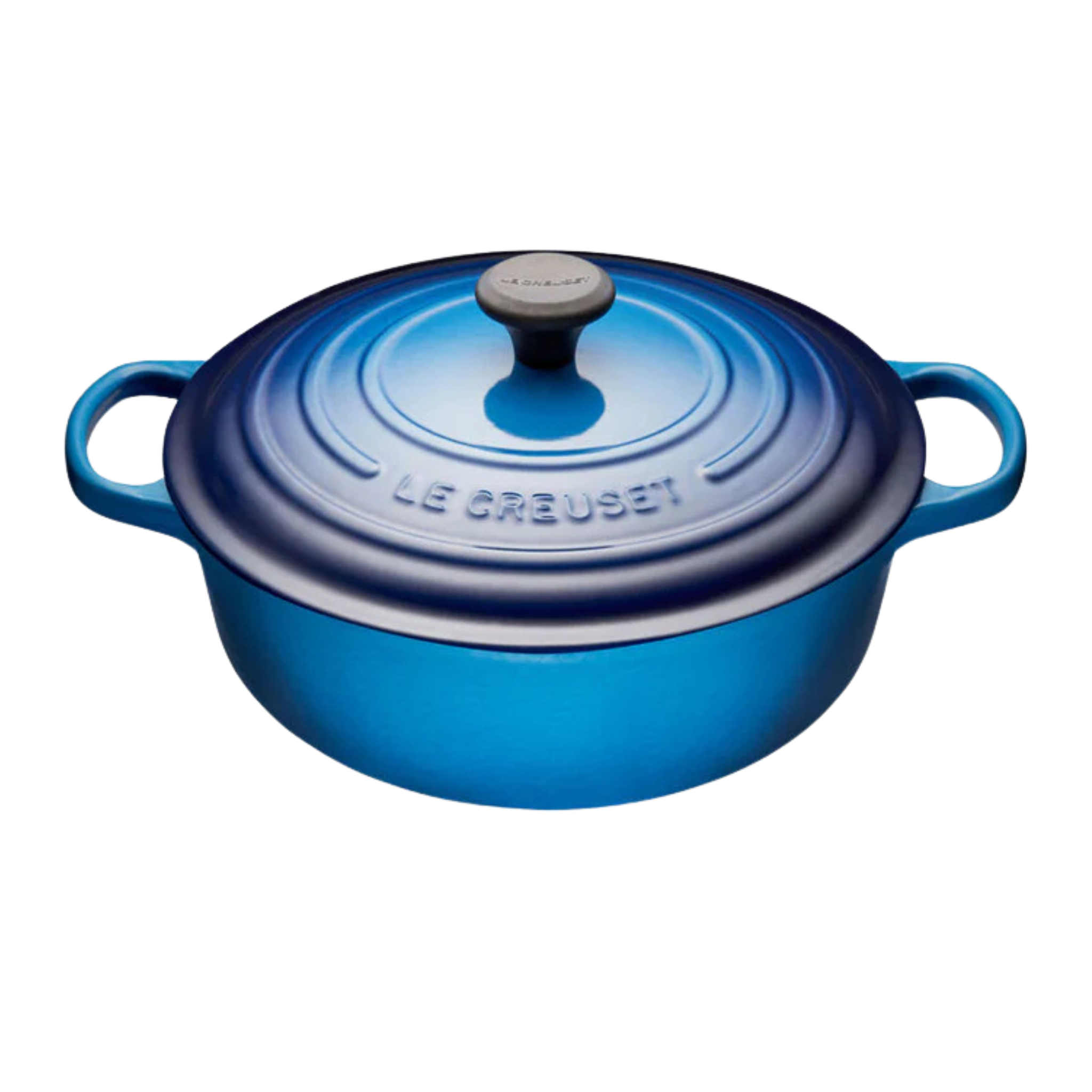 Cocotte ronde peu profonde Bleuet 6,2 L – Le Creuset