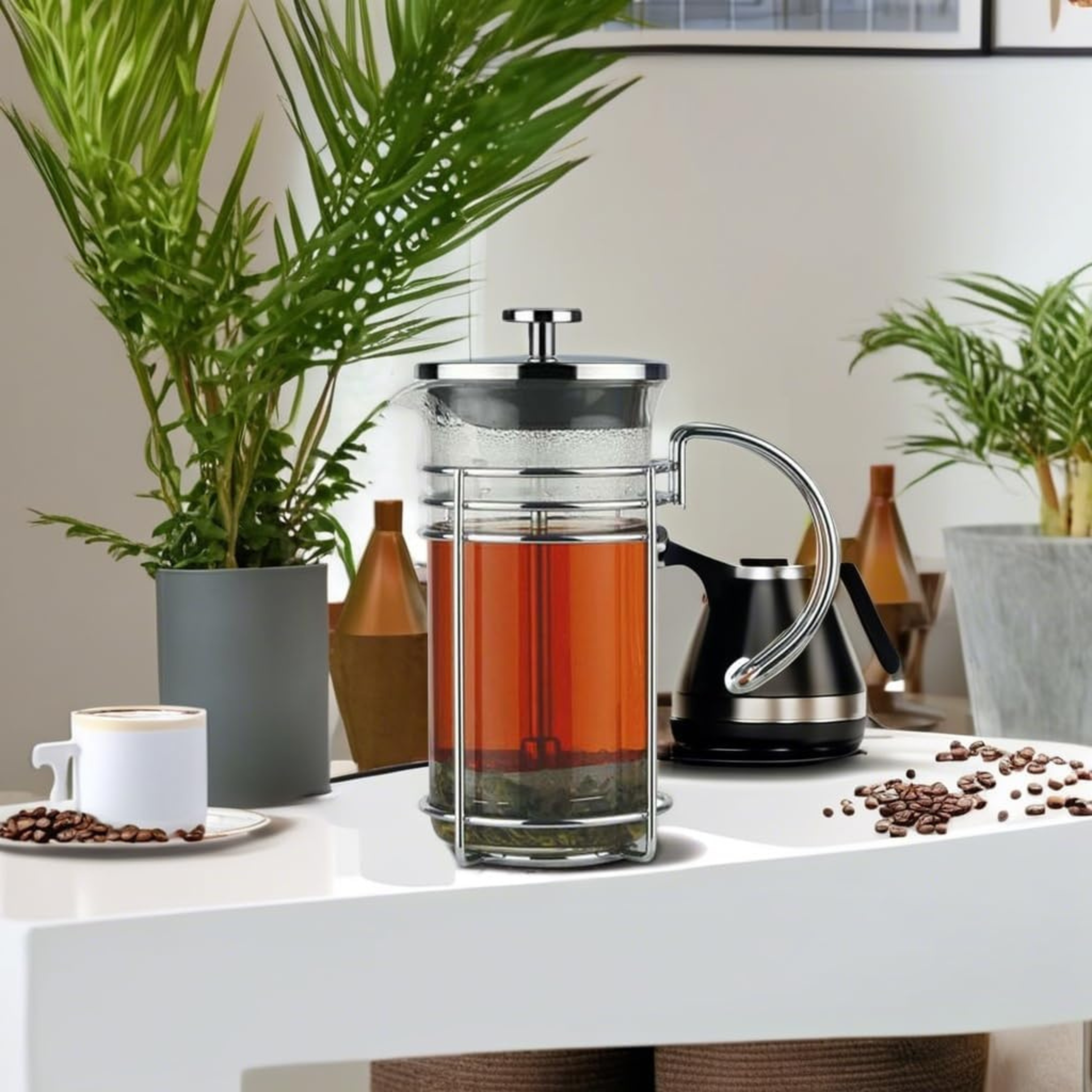Cafetière à piston pour café et thé 350ml - Grosche