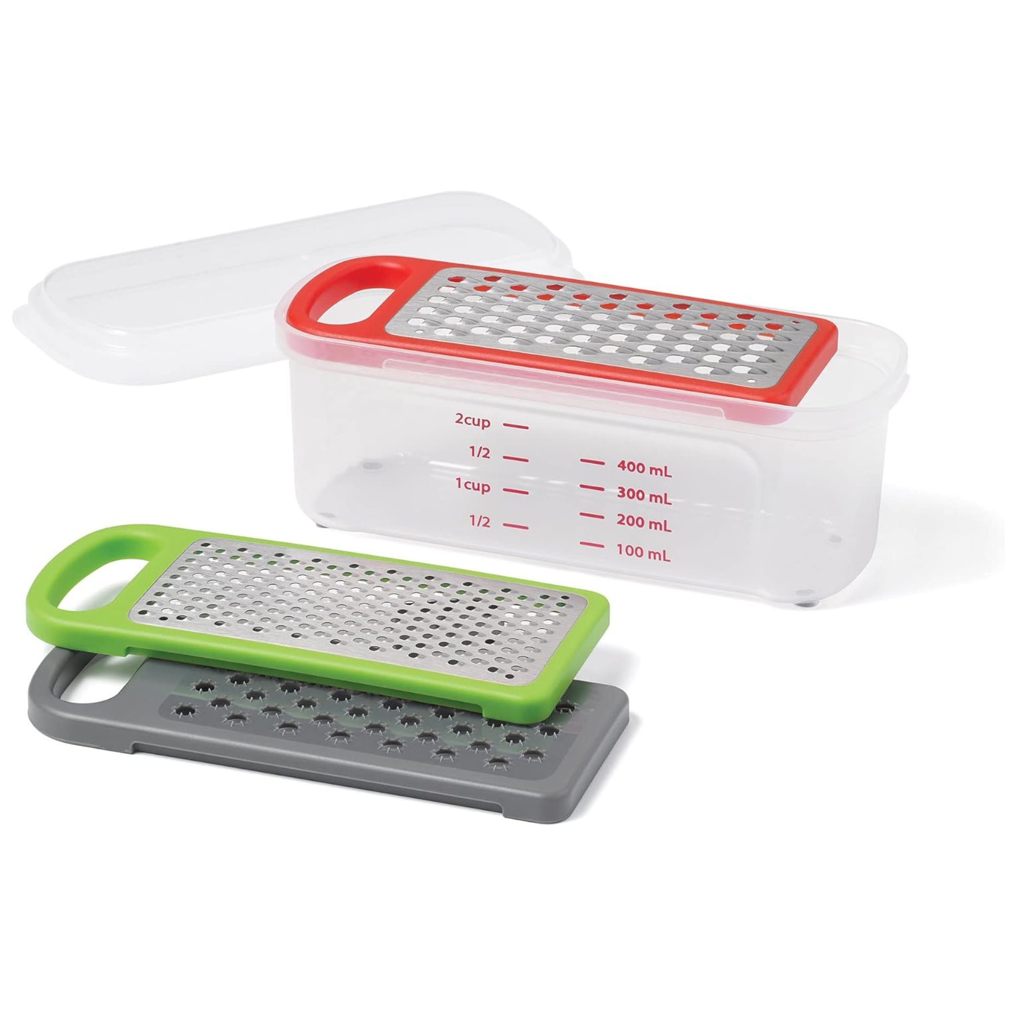 Ensemble de 3 râpes avec contenant – Starfrit