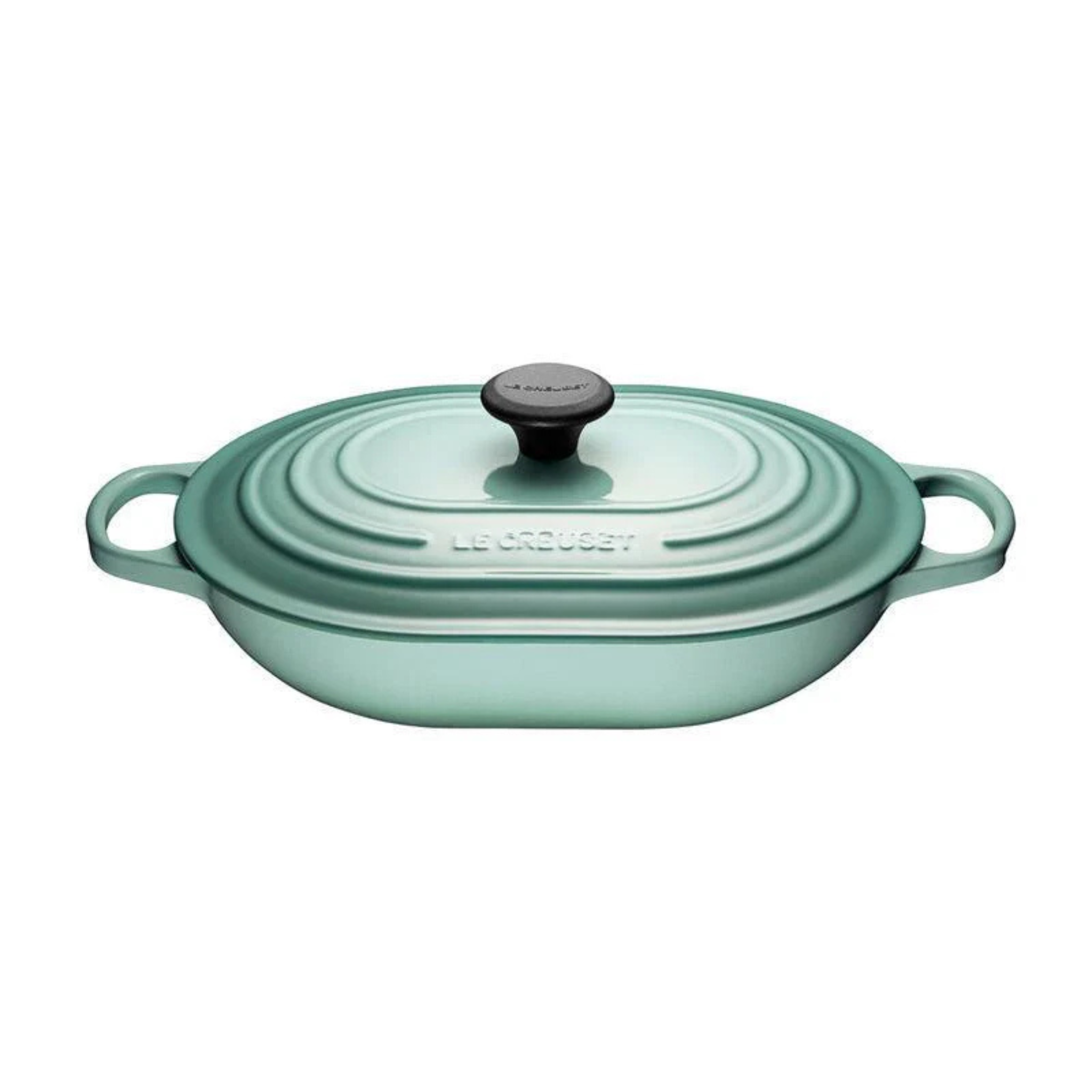 Cocotte oblongue en fonte émaillée Sauge 3,4 L – Le Creuset