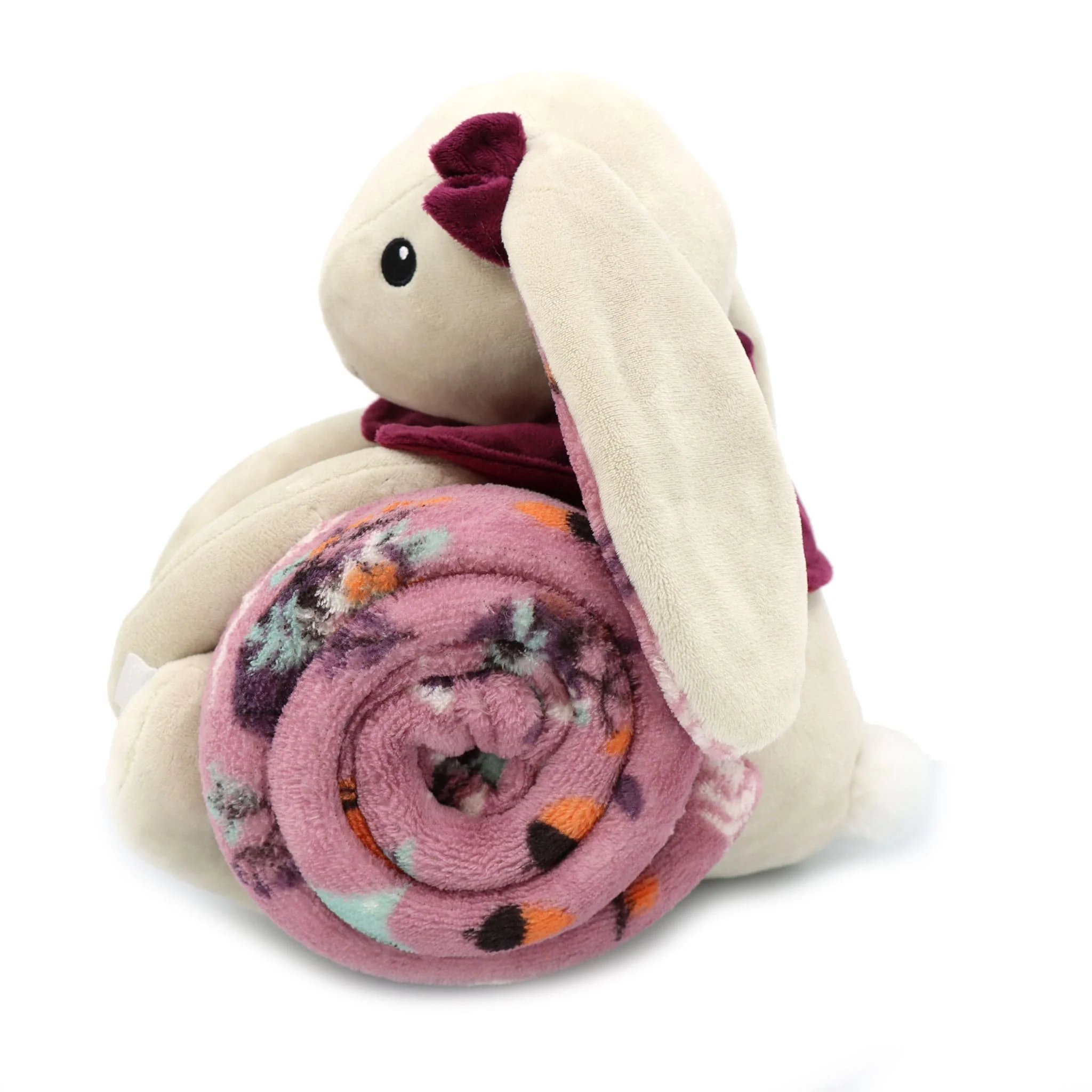 Ensemble couverture et peluche pour enfants Lapin