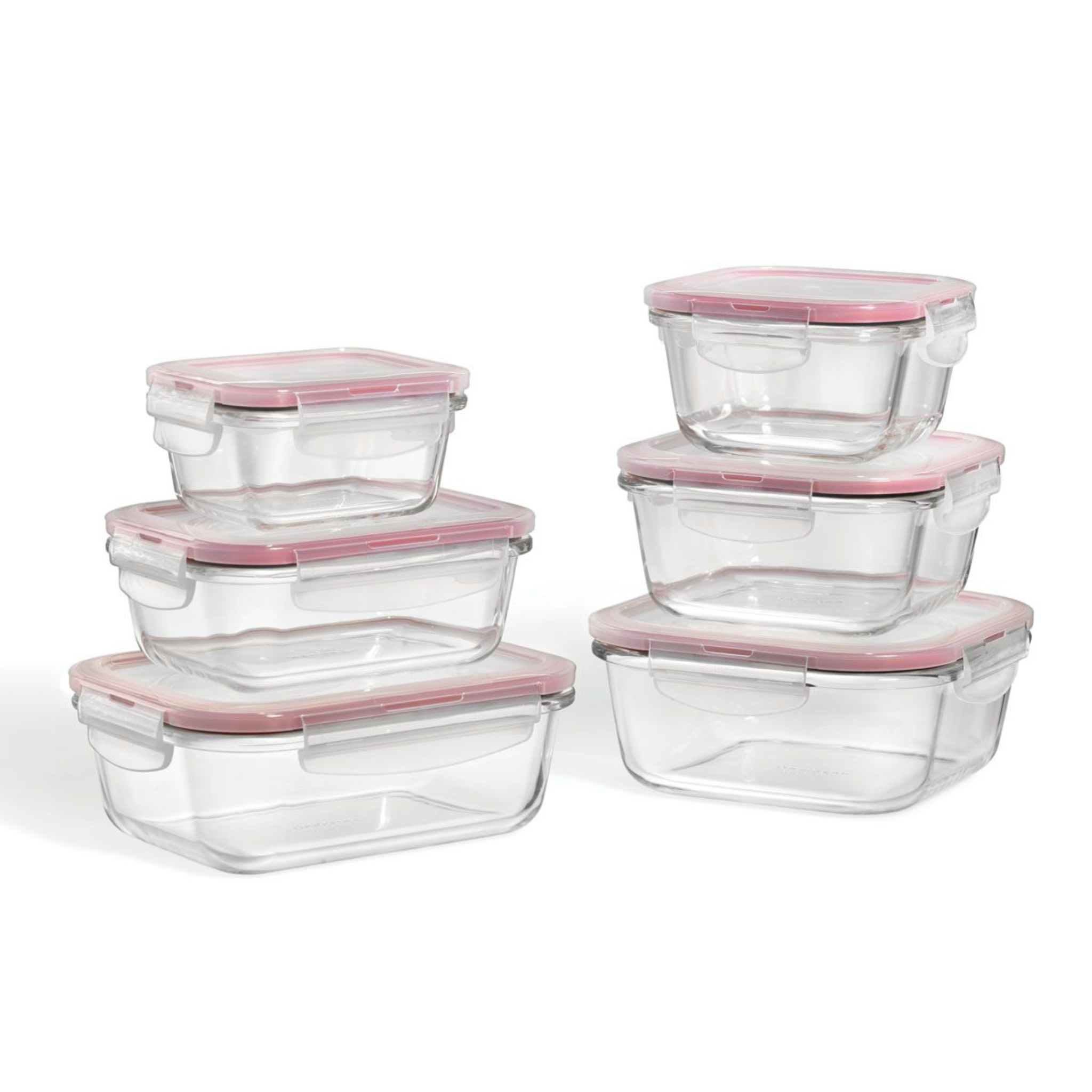 LocknLock 12-Piece Borosilicate Glass Airtight Container Set – Starfrit