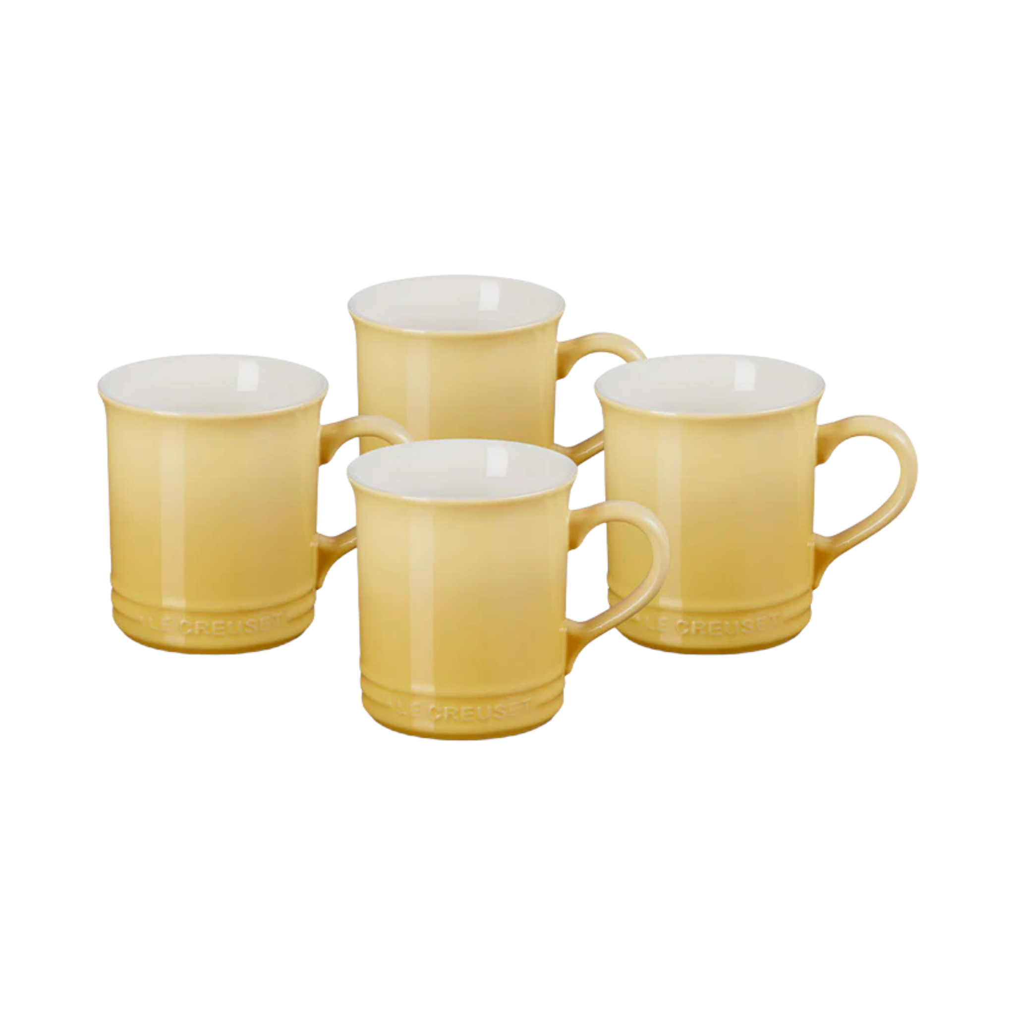 Ensemble de 4 tasses en grès Camomille 400 ml - Le Creuset