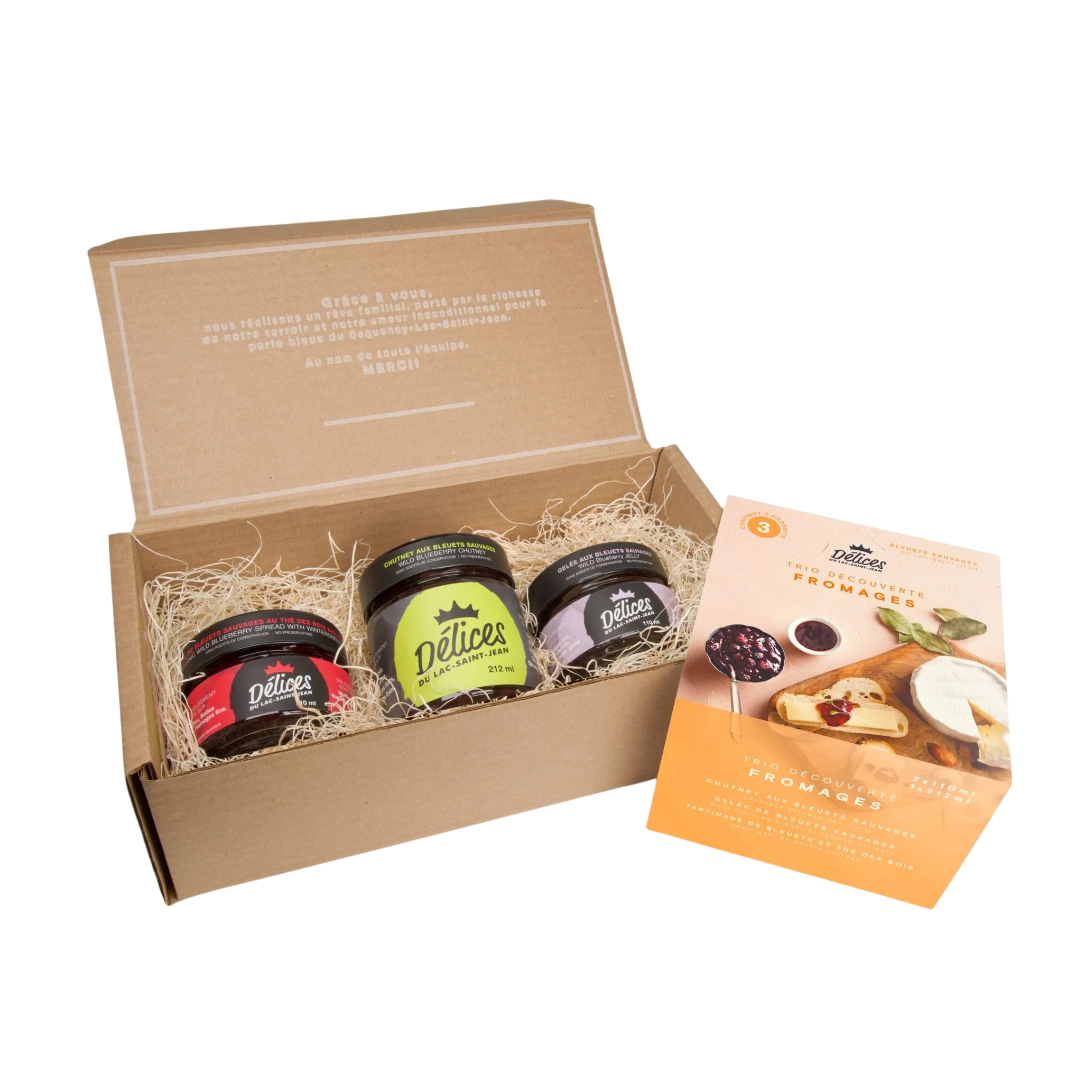 Trio découverte Fromages - Délices du Lac-Saint-Jean