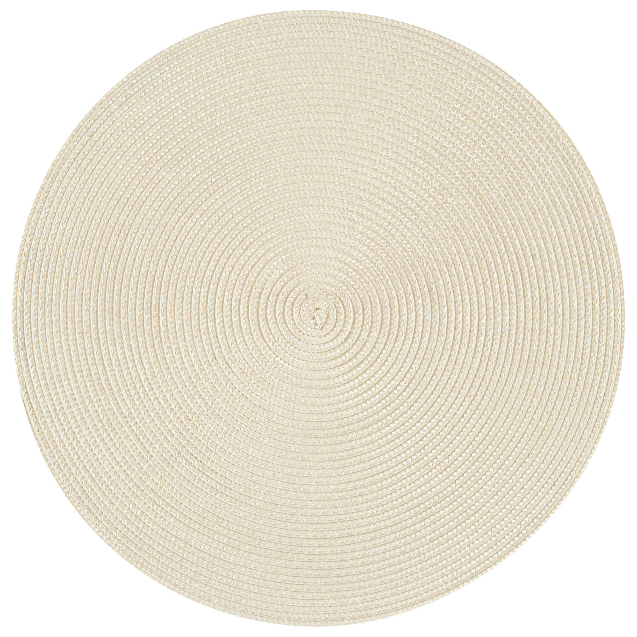 Napperon rond Disko beige - Now Designs
